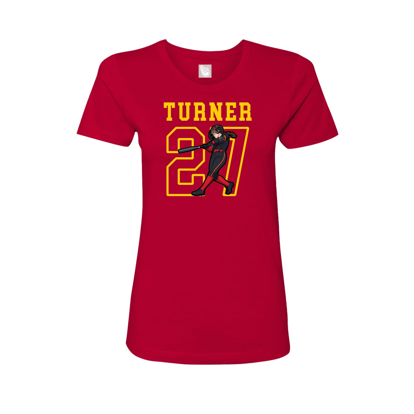 Fitted Women's Tee — Shirsey in Red