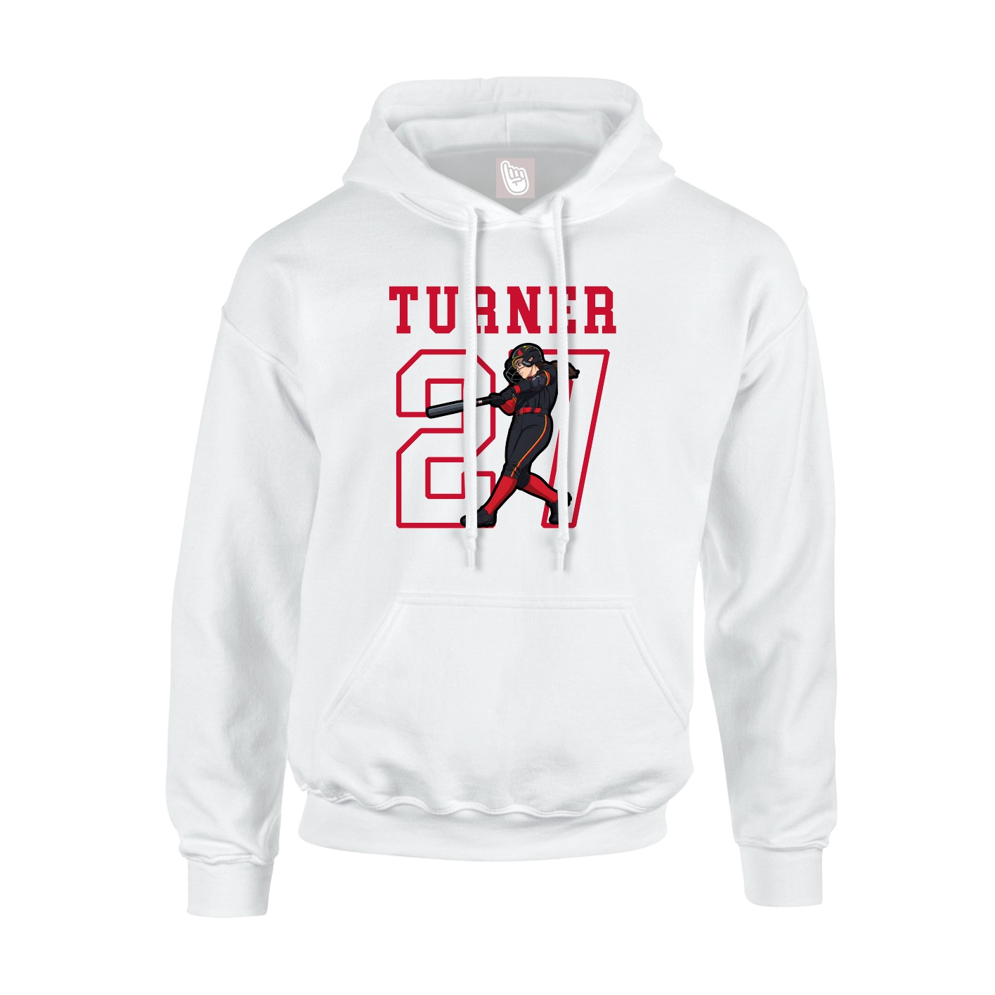 Hoodie — Shirsey in White