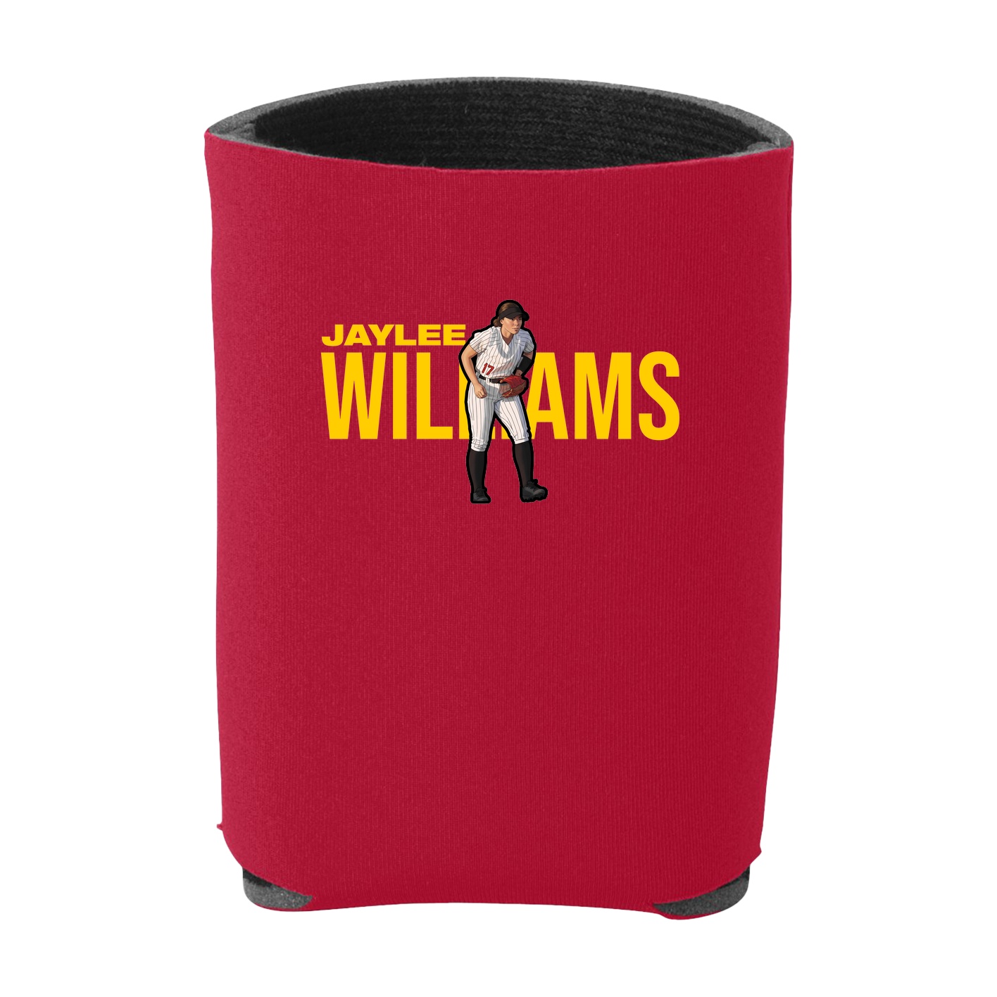 Can Holder — Player Name in Red