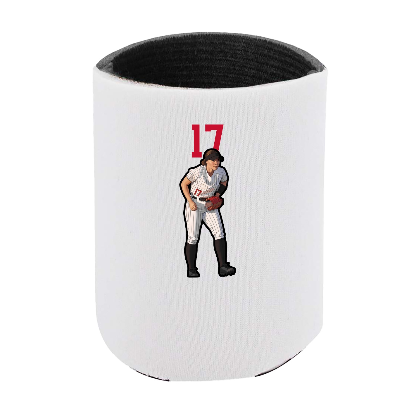 Can Holder — Number Top in White
