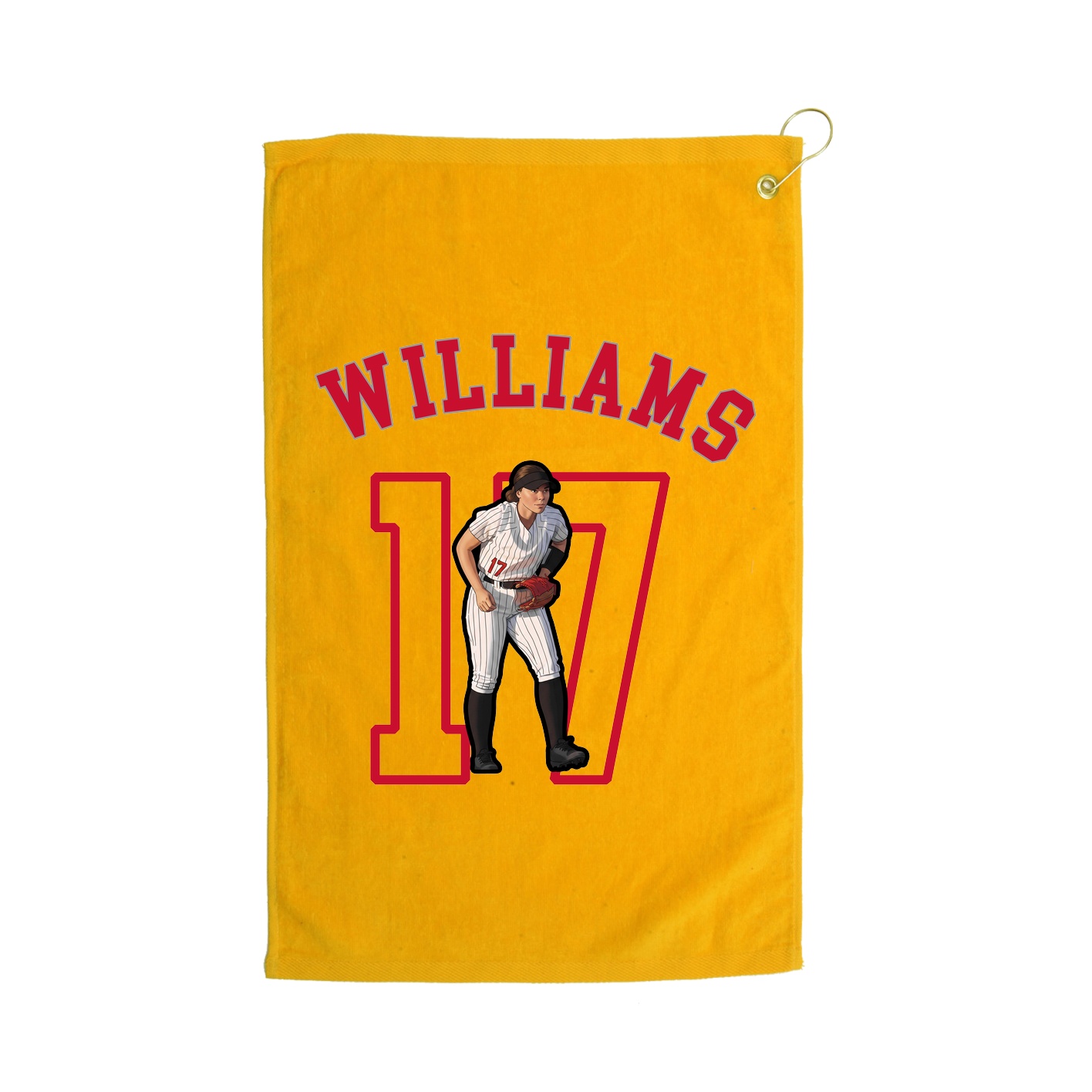 Golf Towel — Shirsey Arch in Gold