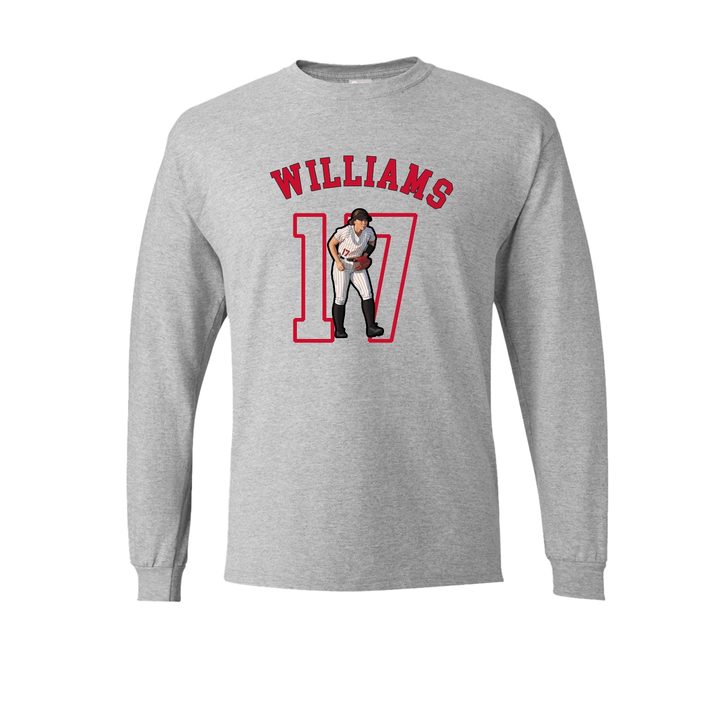 Long Sleeve Tee — Shirsey Arch in Grey
