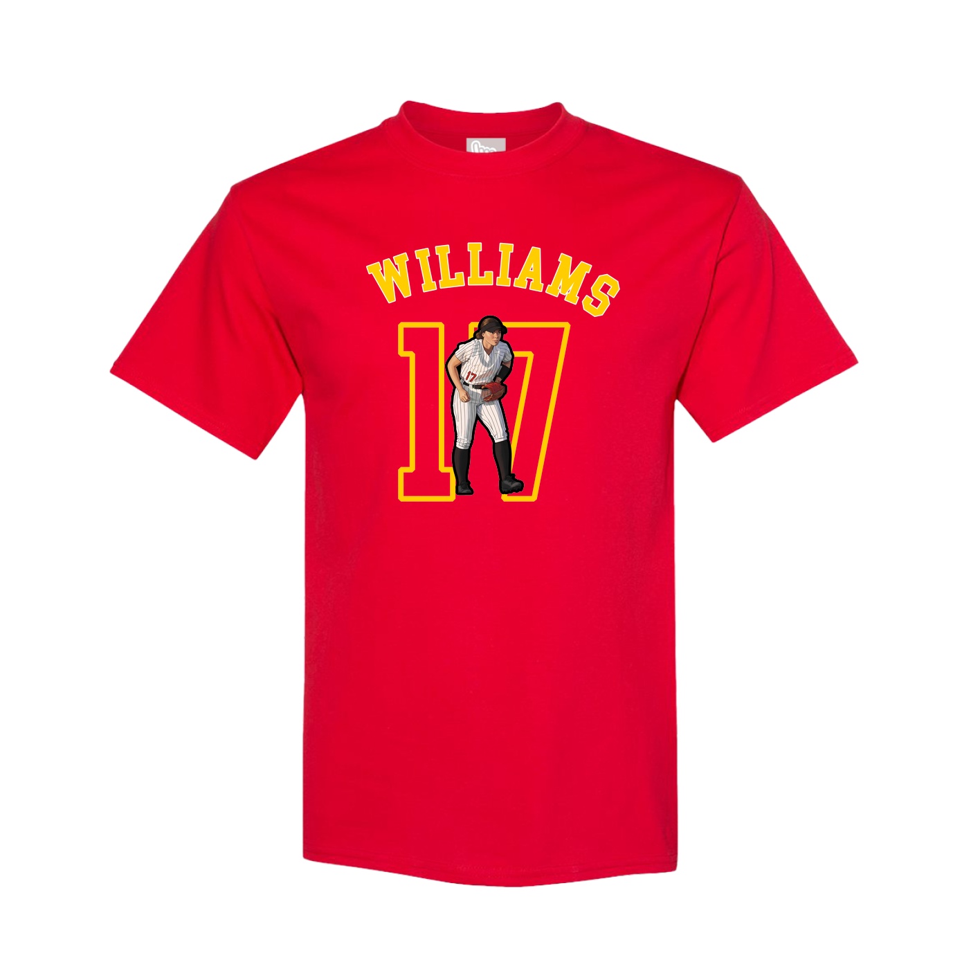 Youth Tee — Shirsey Arch in Red