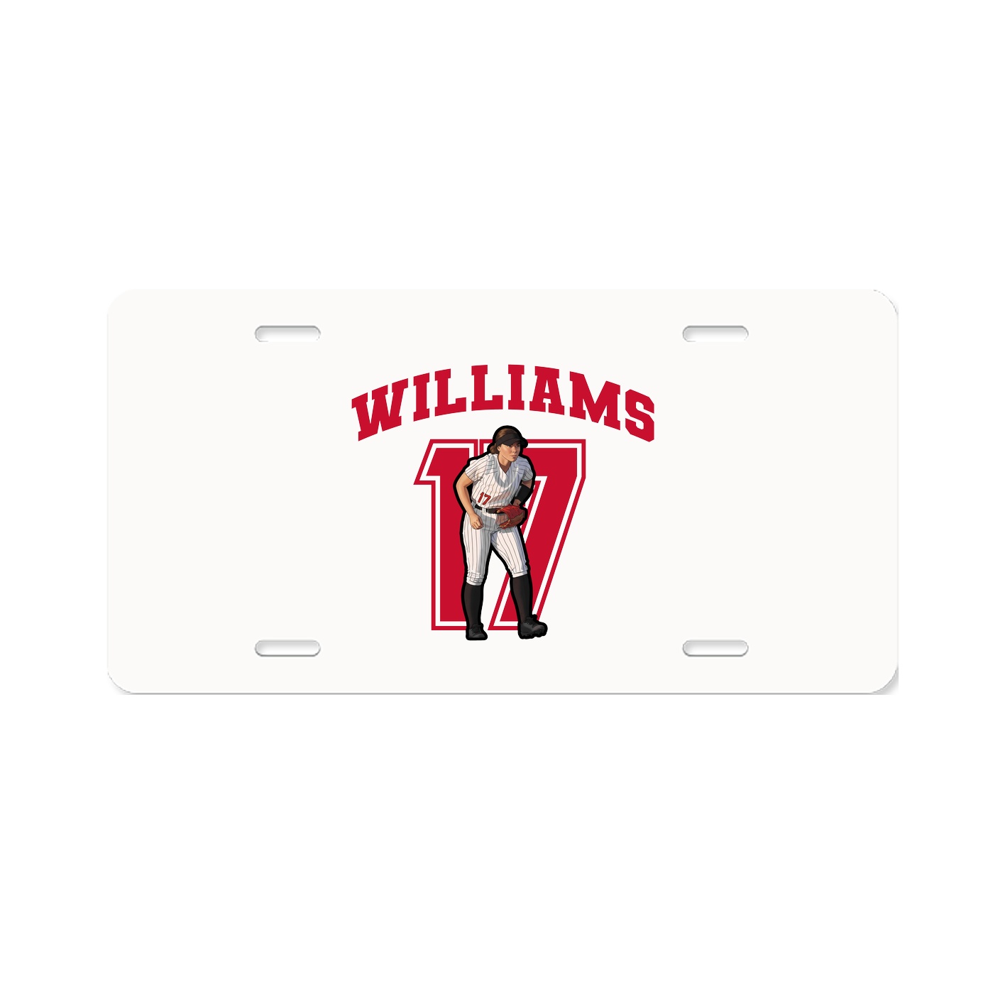 License Plate — Number in Classic