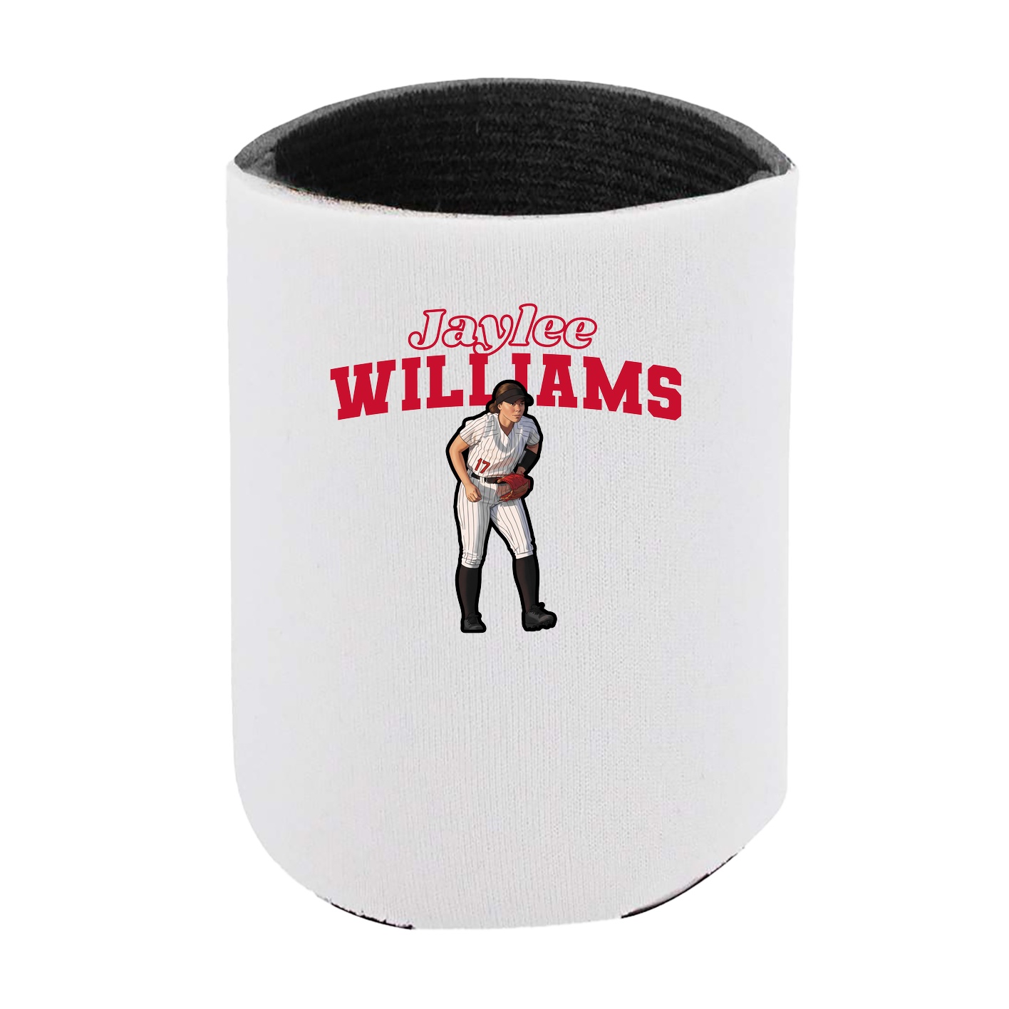 Can Holder — Name Arch in White
