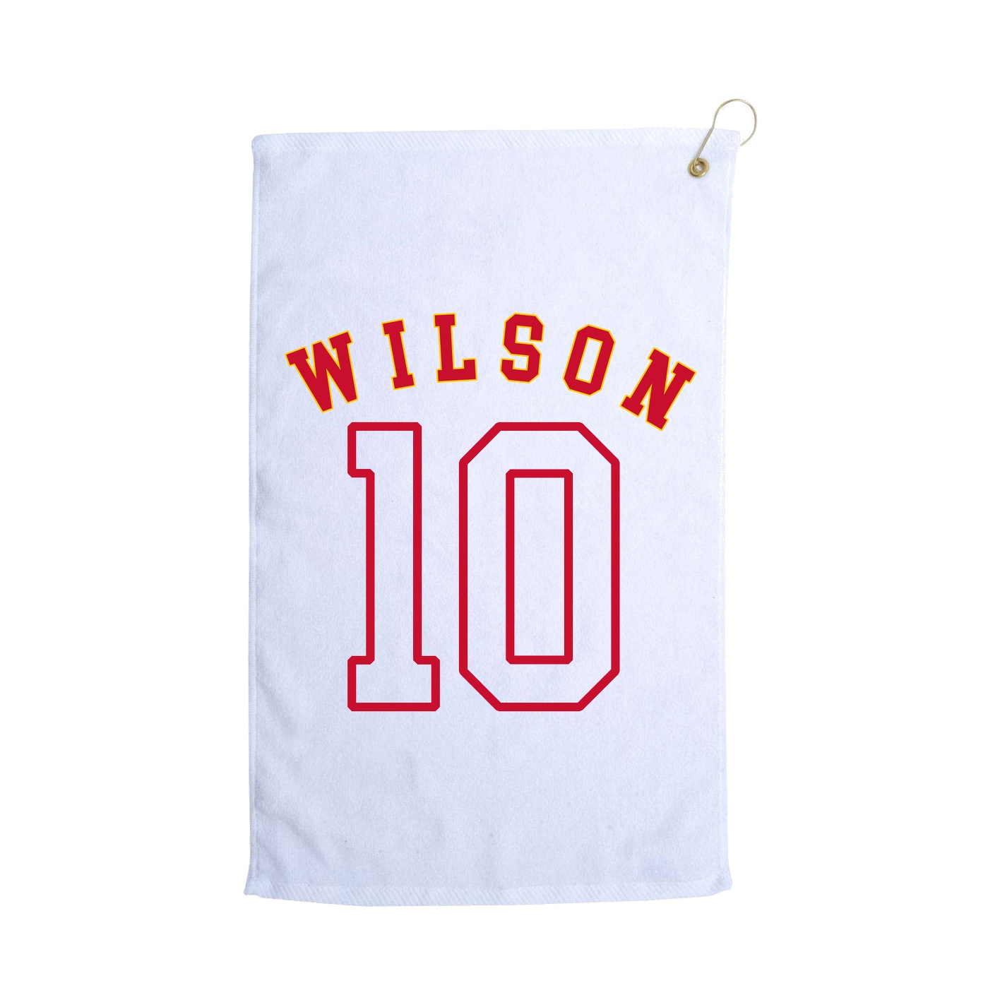 Golf Towel — Shirsey Arch in White