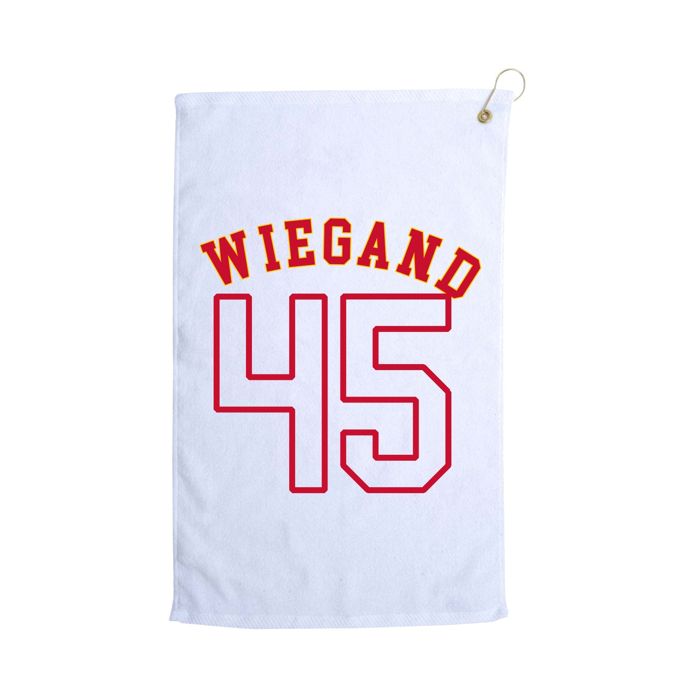 Golf Towel — Shirsey Arch in White