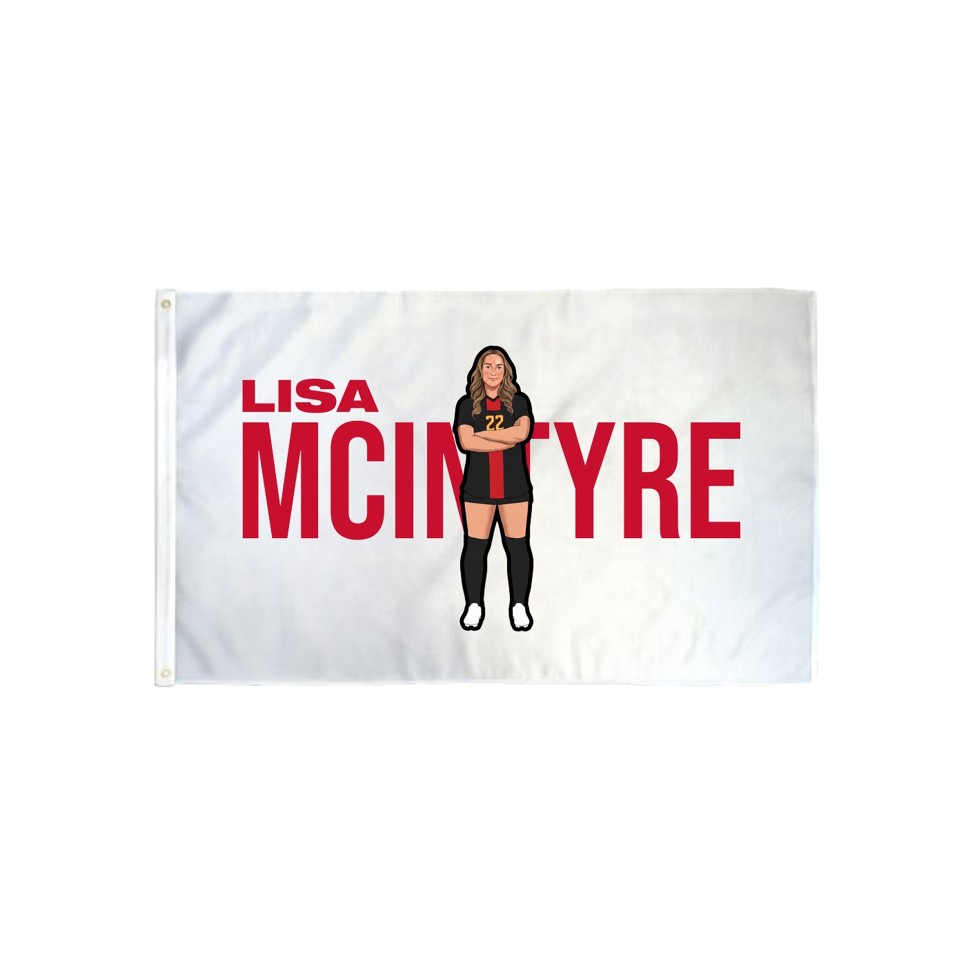 3x5 Flag — Player Name in Classic