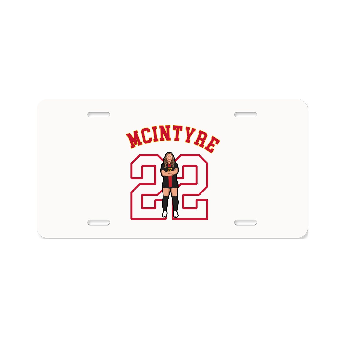 License Plate — Shirsey Arch in Classic