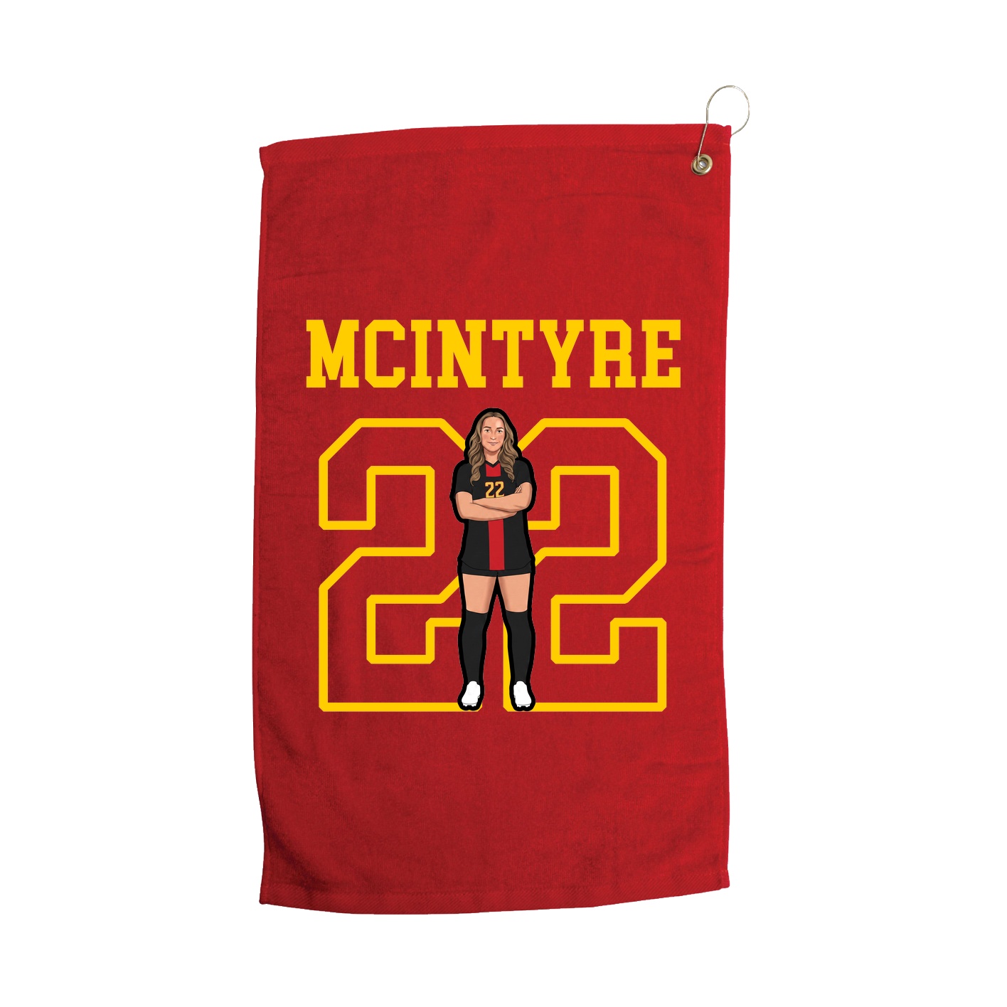Golf Towel — Shirsey in Red