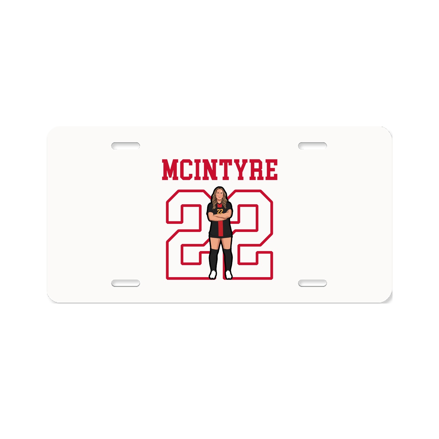 License Plate — Shirsey in Classic