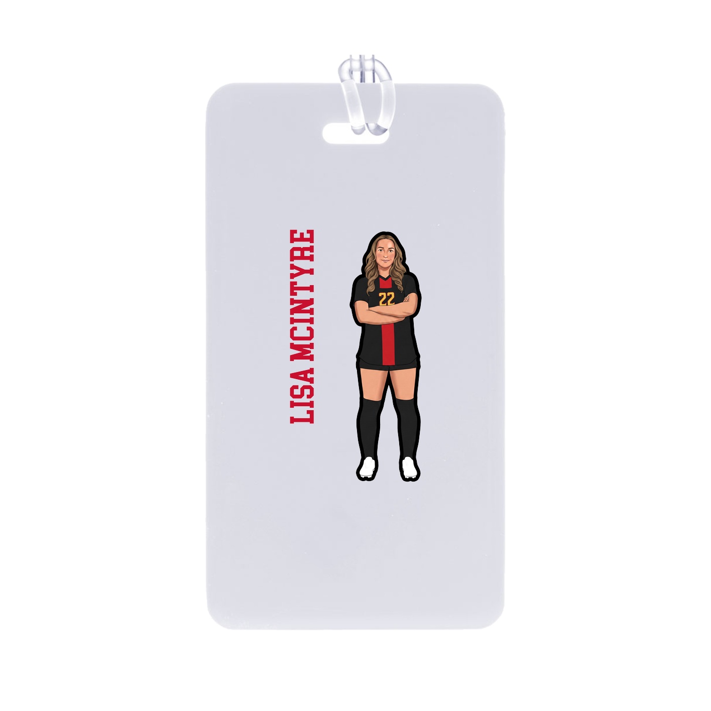 Bag Tag — Name Vertical in Classic