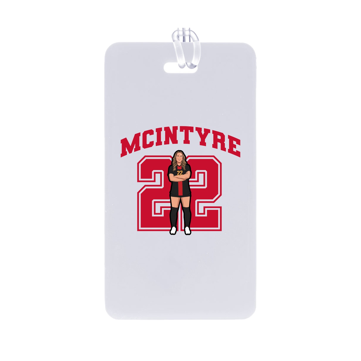 Bag Tag — Number in Classic