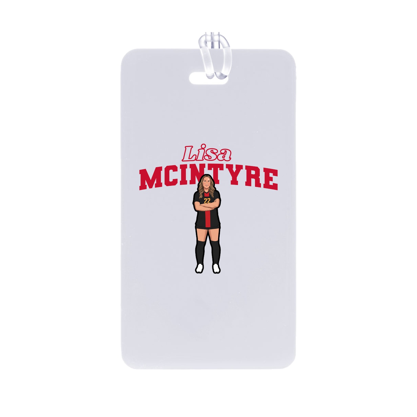 Bag Tag — Name Arch in Classic