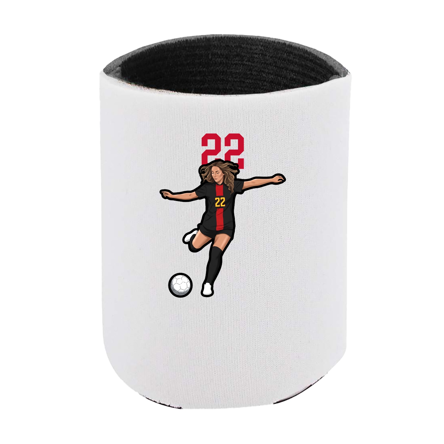Can Holder — Number Top in White