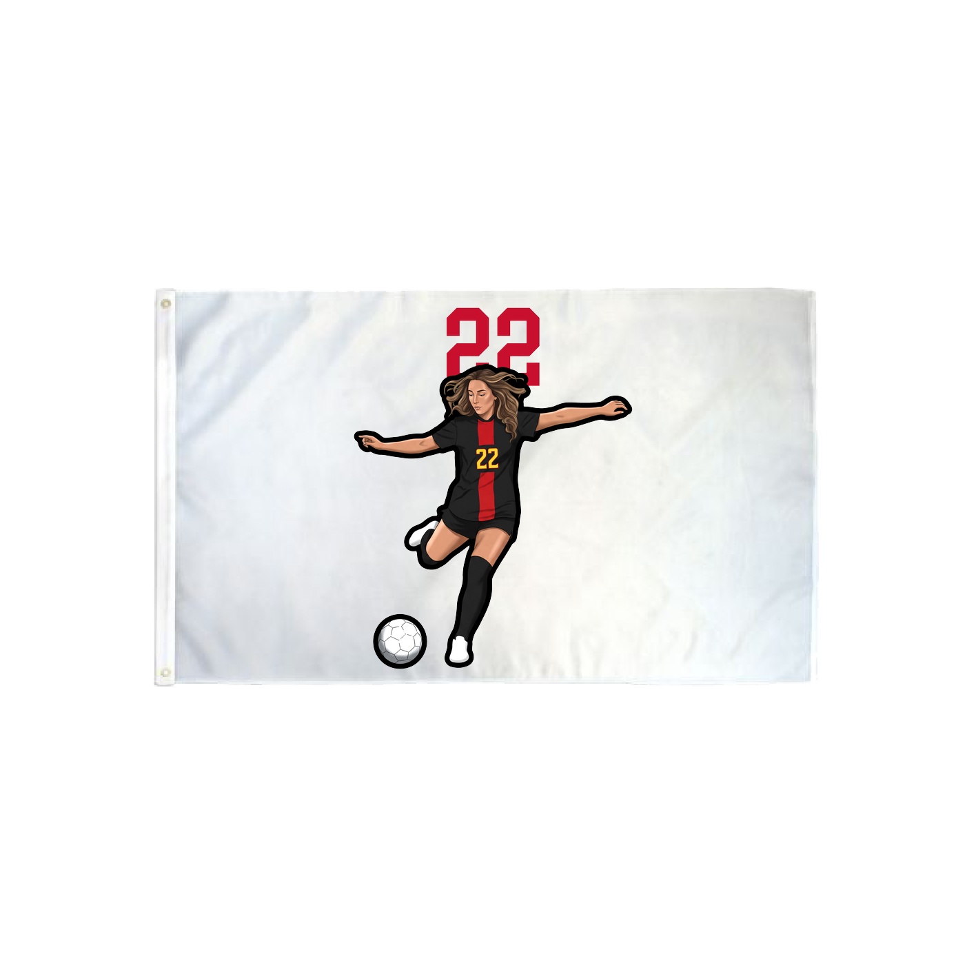 3x5 Flag — Number Top in Classic