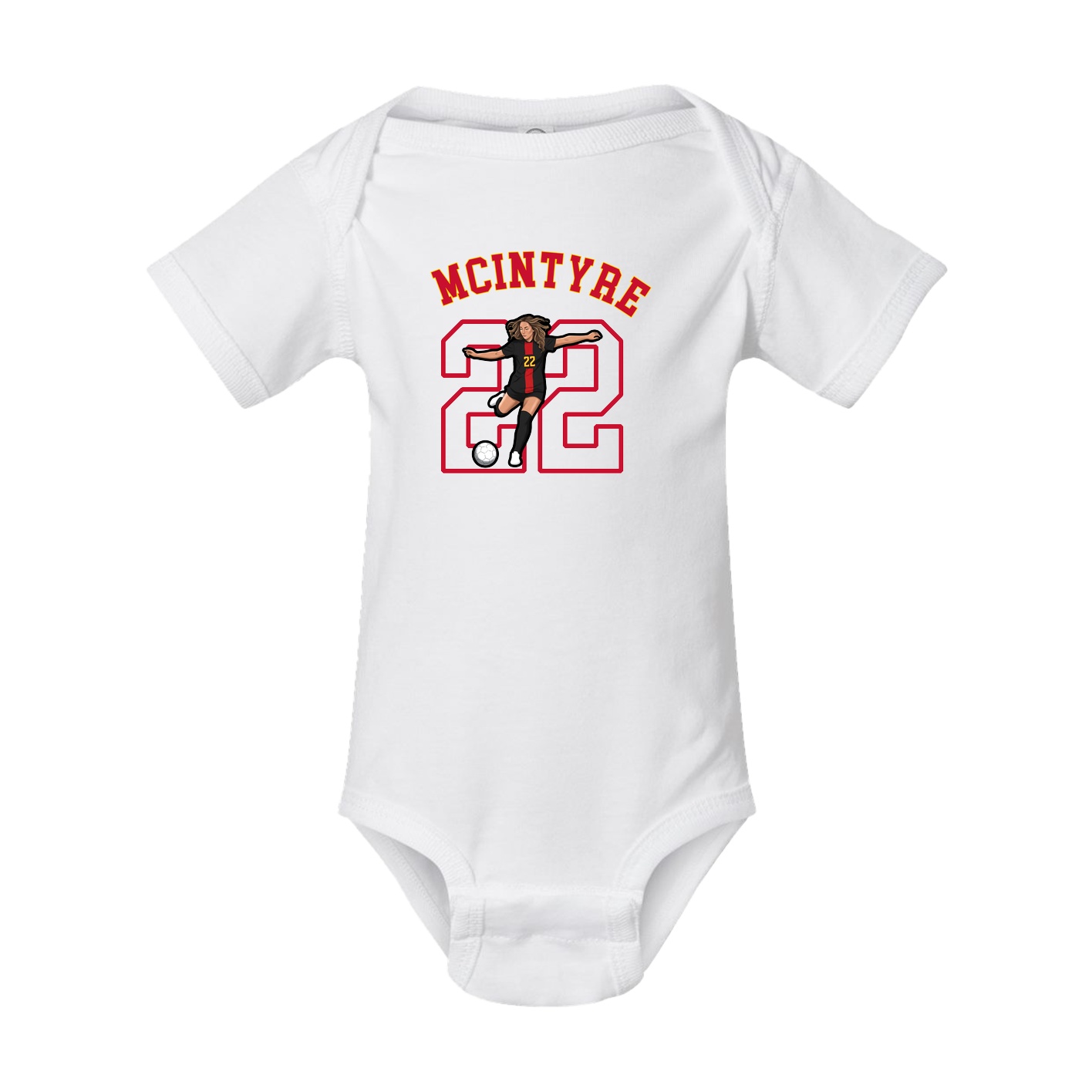 Baby Onesie — Shirsey Arch in White
