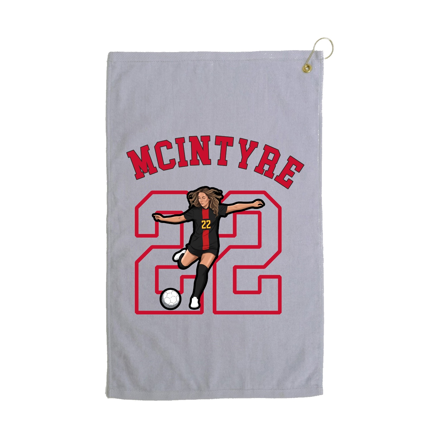 Golf Towel — Shirsey Arch in Grey