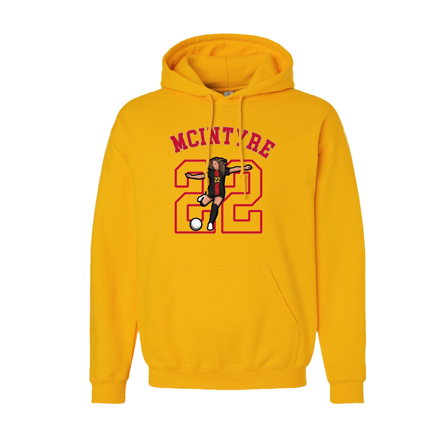 Youth Hoodie — Shirsey Arch in Gold