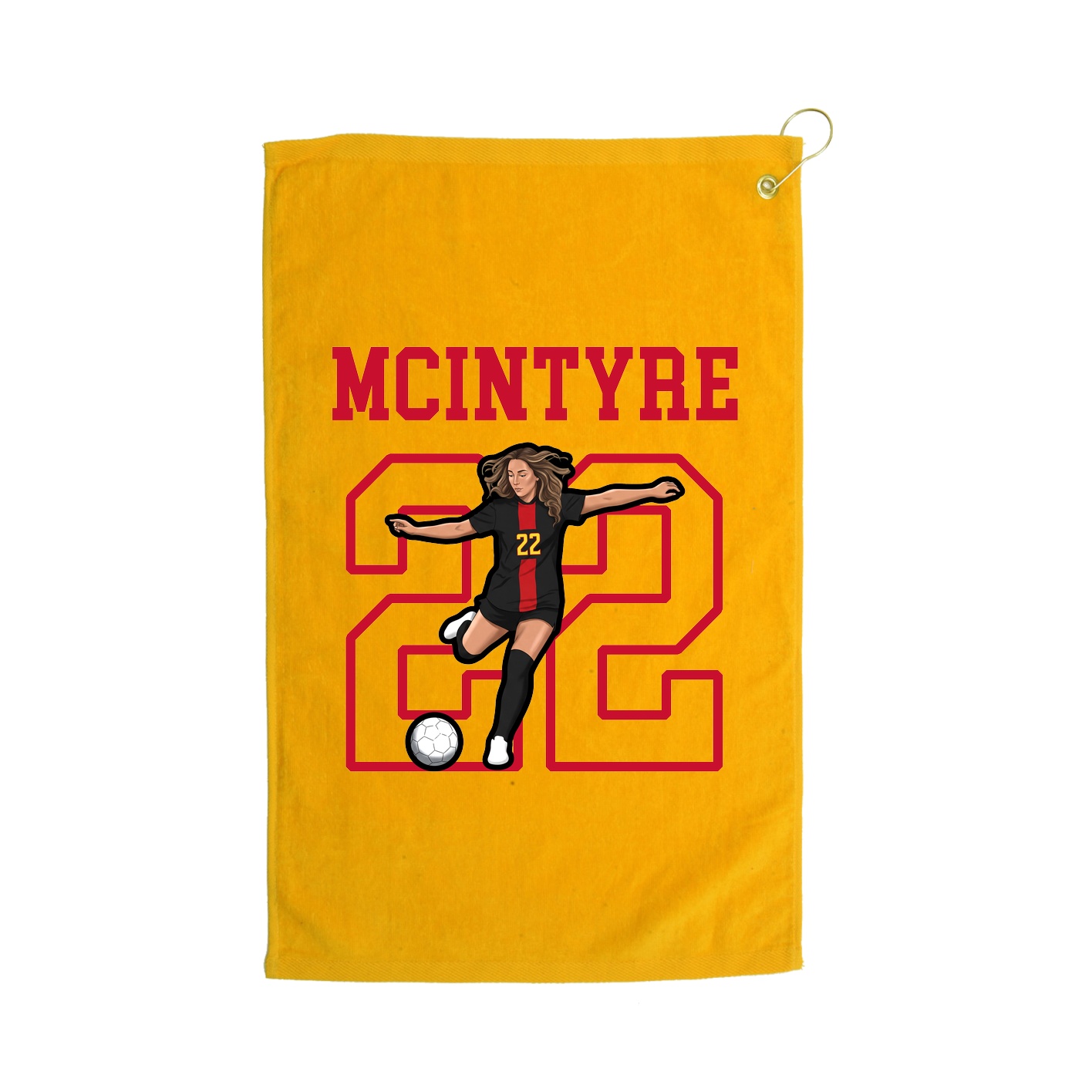 Golf Towel — Shirsey in Gold