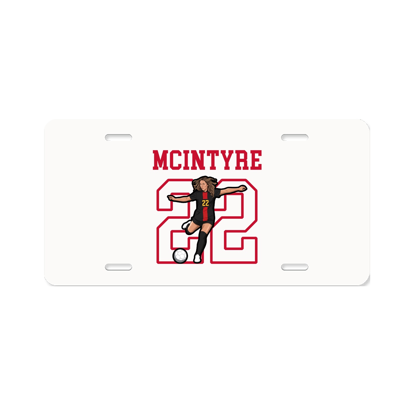 License Plate — Shirsey in Classic