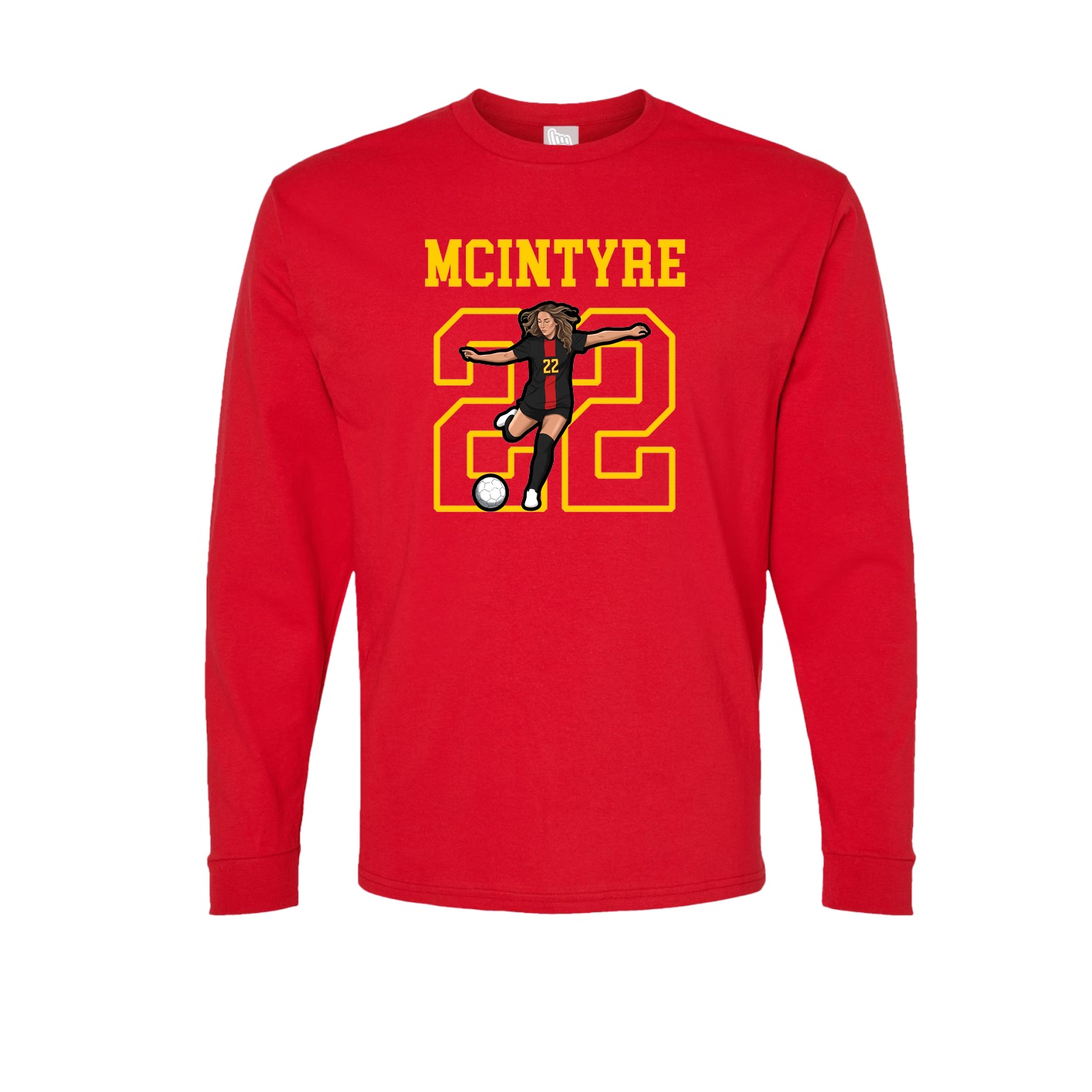 Long Sleeve Tee — Shirsey in Red
