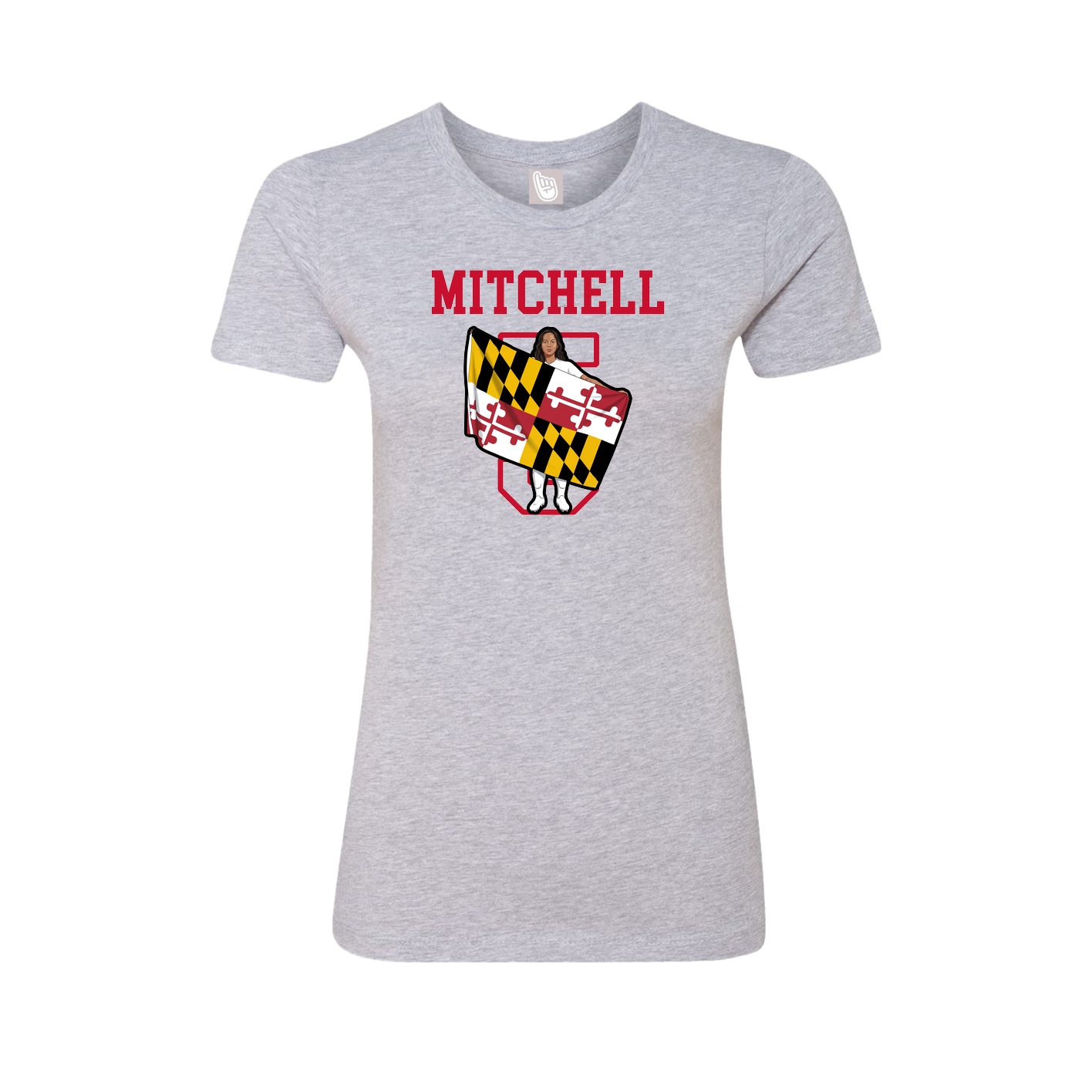 Fitted Women's Tee — Shirsey in Grey