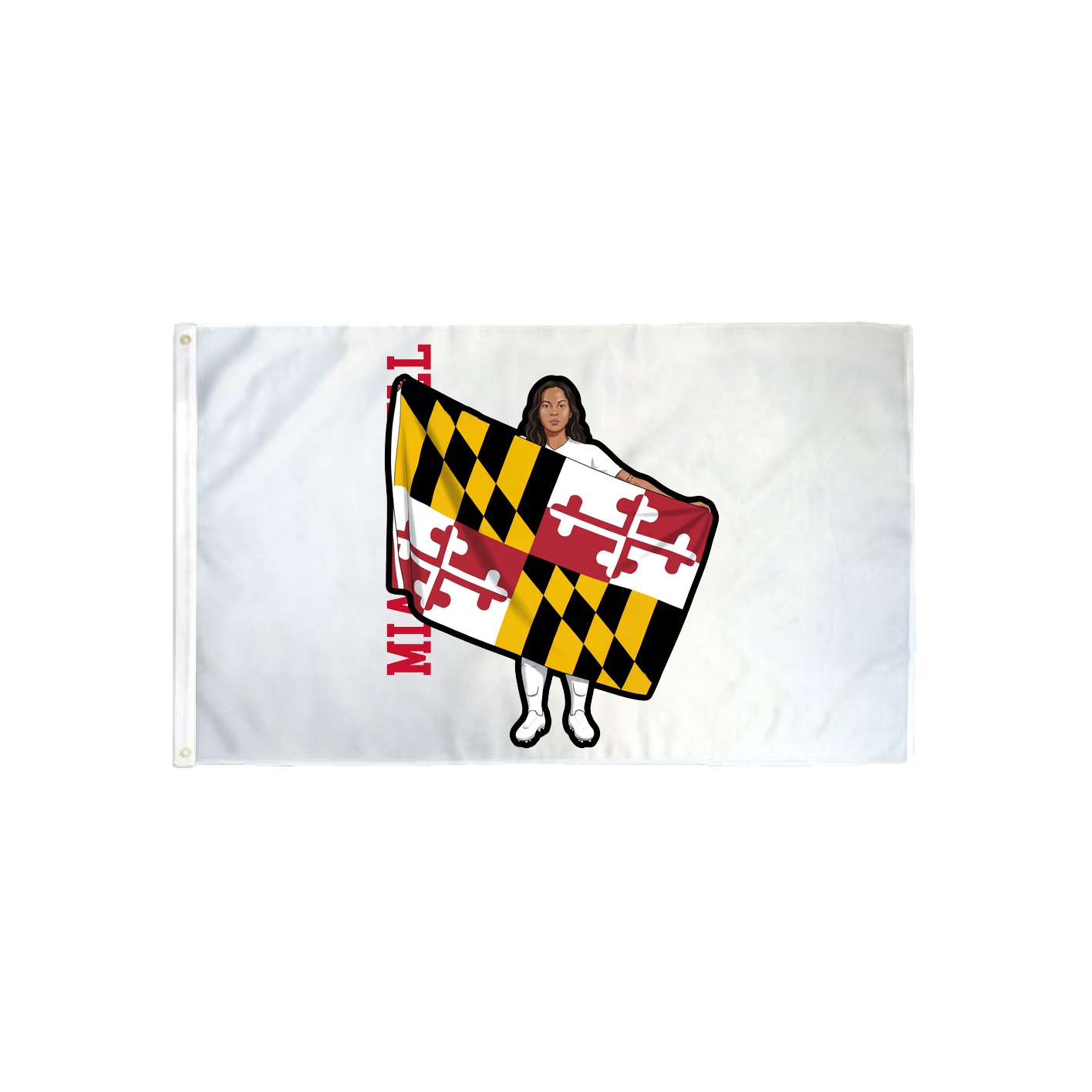 3x5 Flag — Name Vertical in Classic
