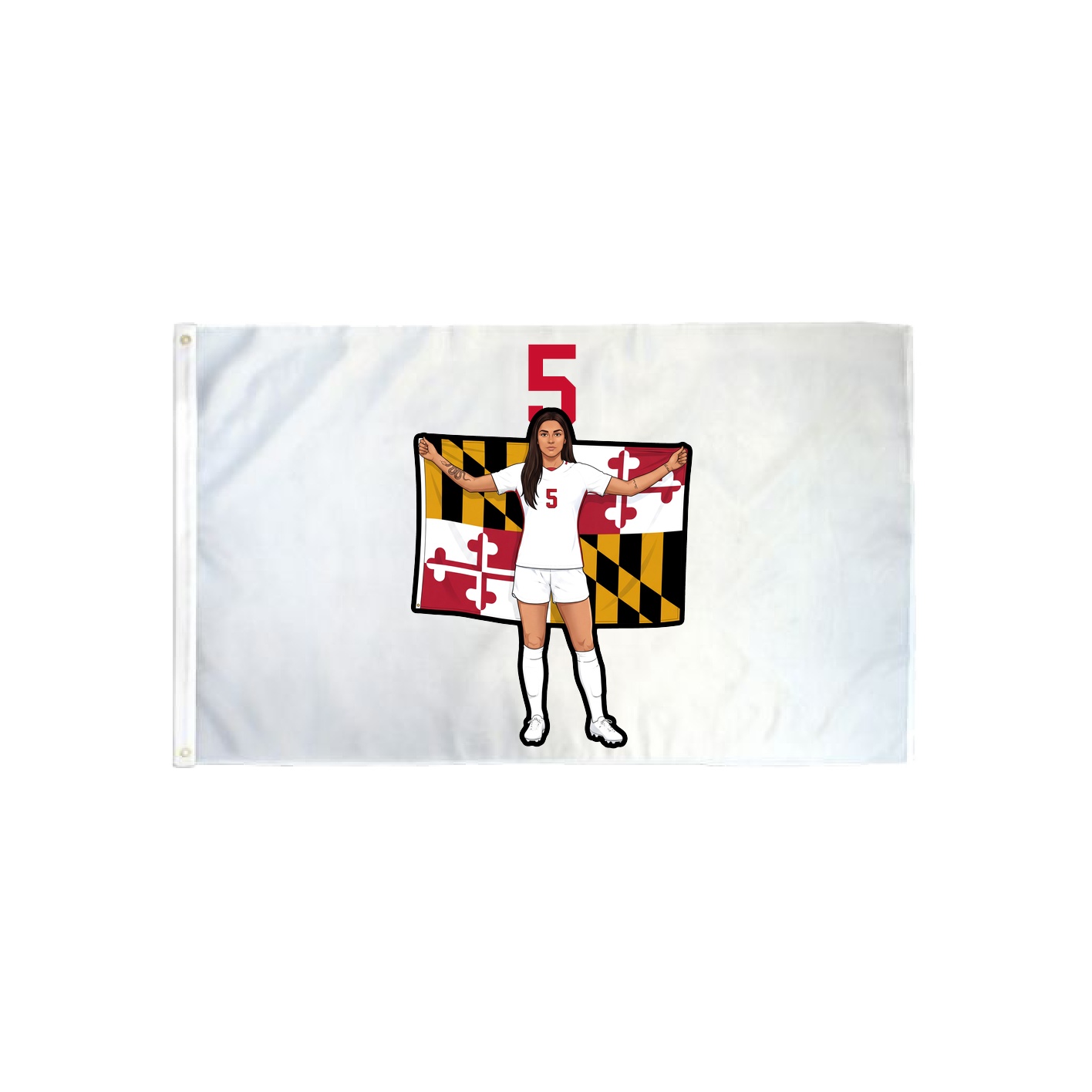 3x5 Flag — Number Top in Classic