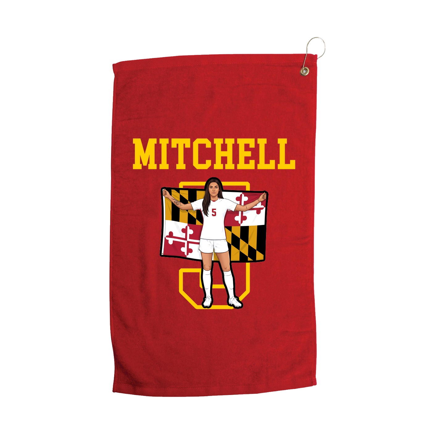Golf Towel — Shirsey in Red