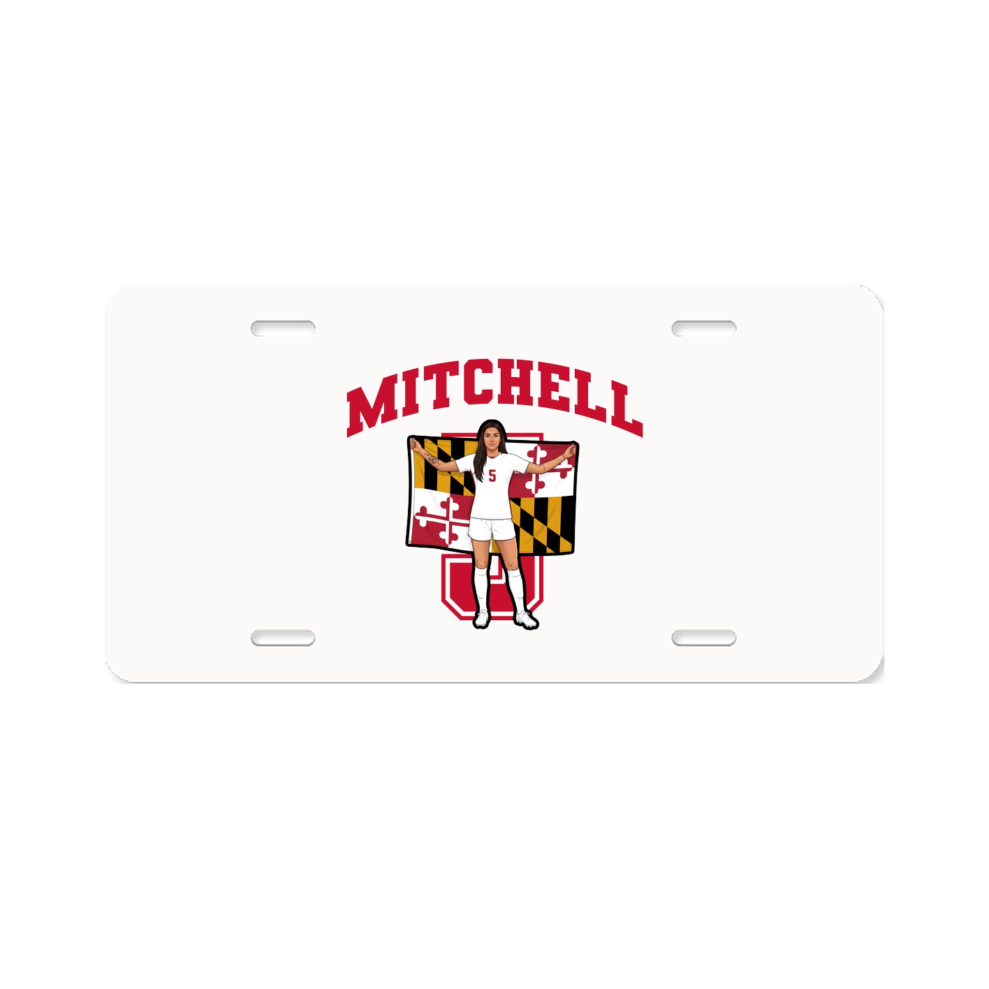 License Plate — Number in Classic