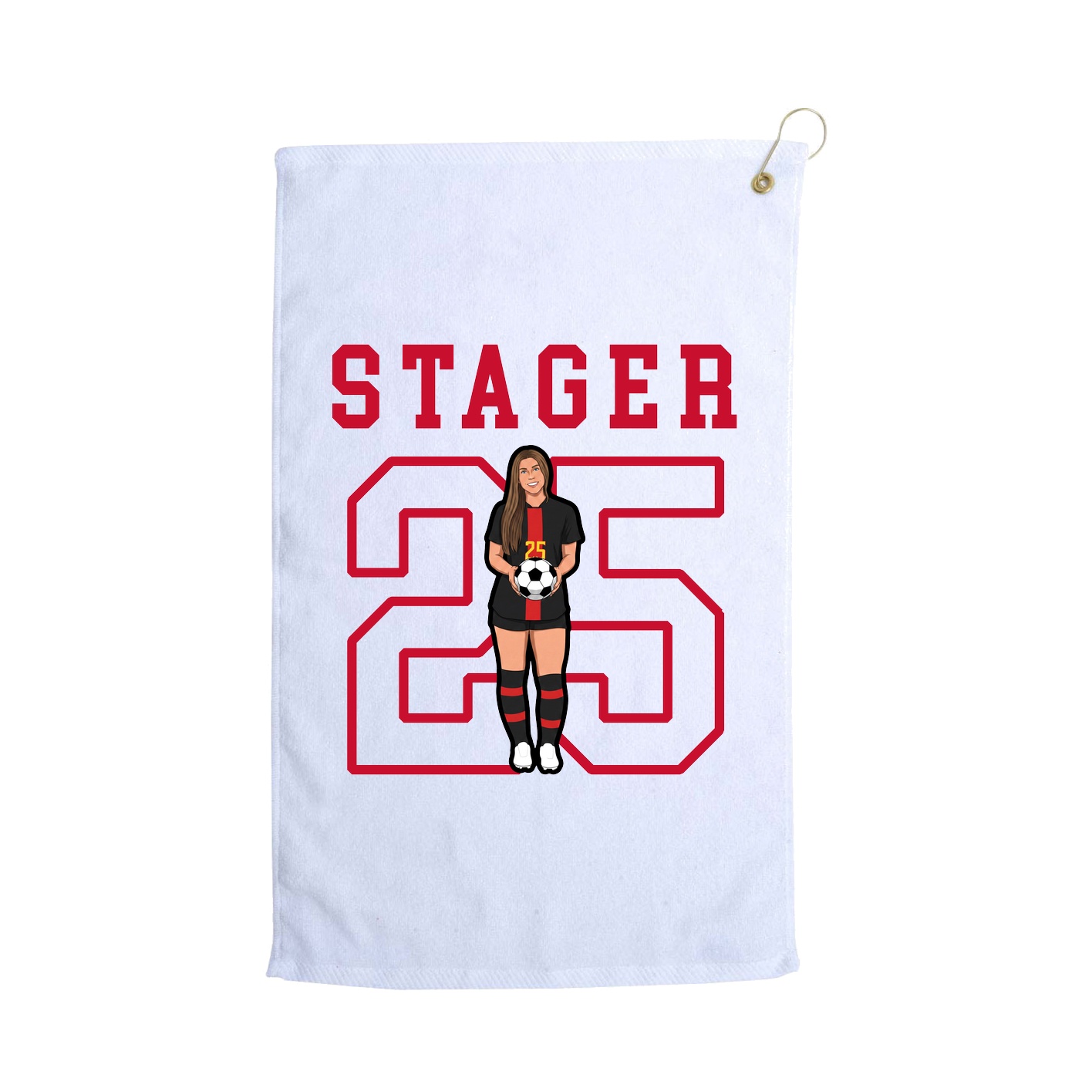 Golf Towel — Shirsey in White