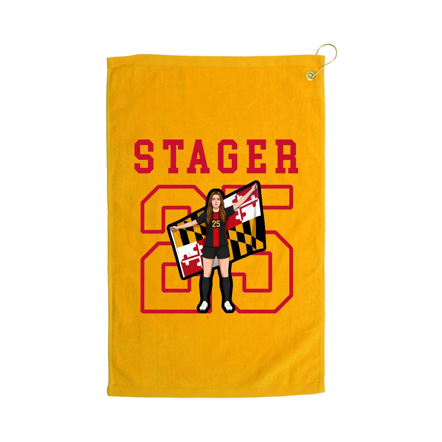 Golf Towel — Shirsey in Gold
