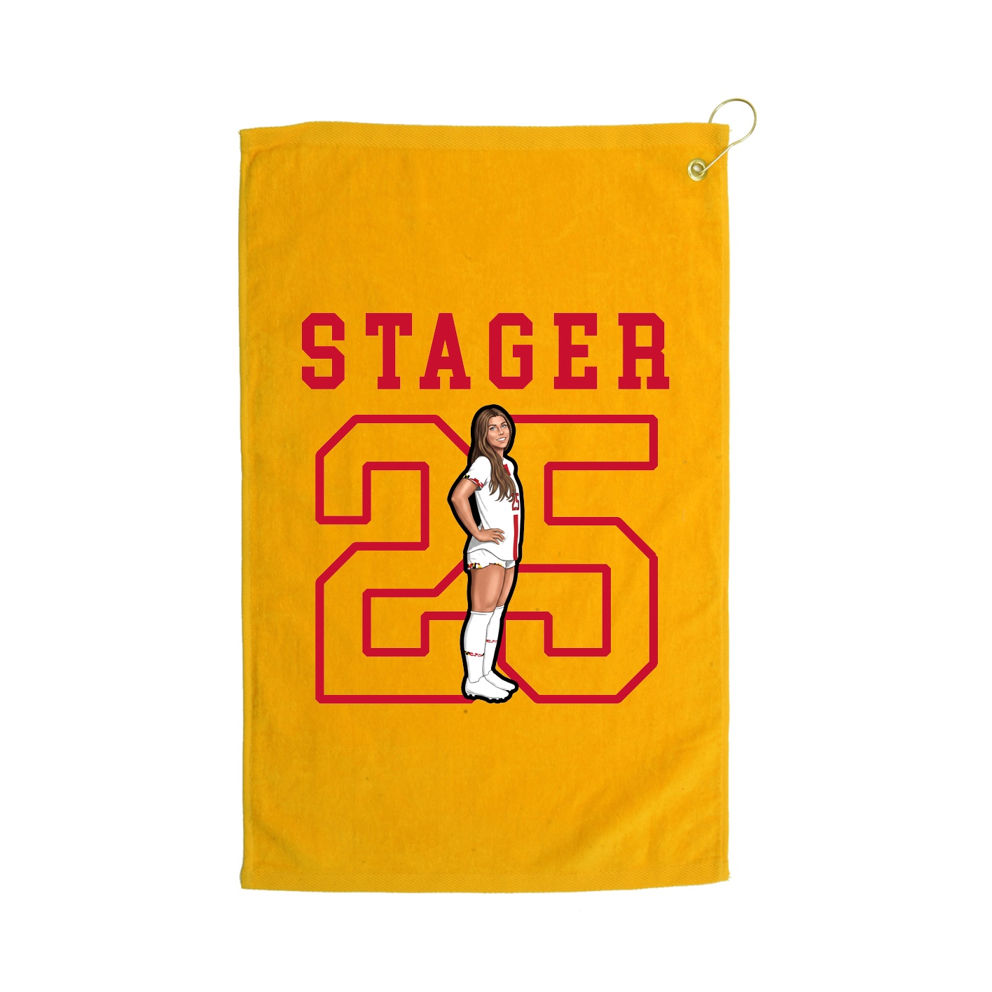 Golf Towel — Shirsey in Gold