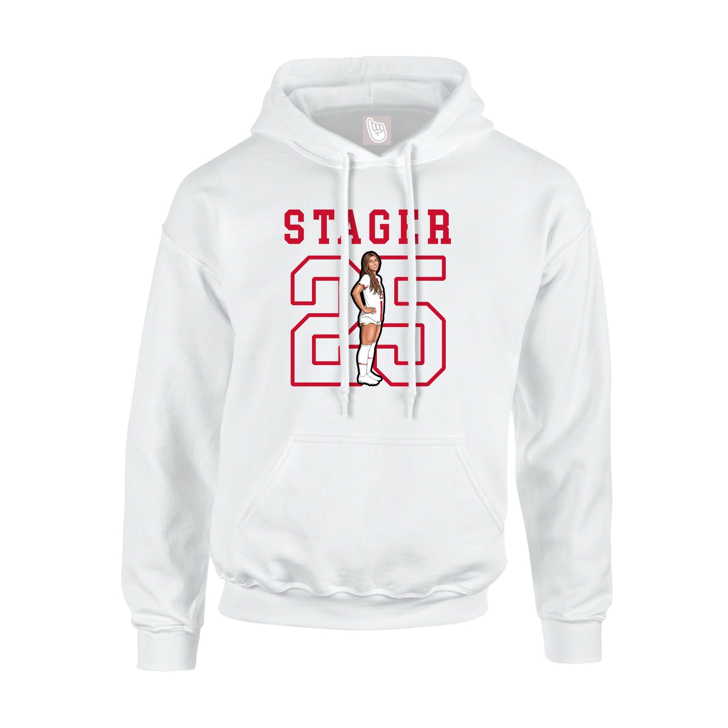 Youth Hoodie — Shirsey in White