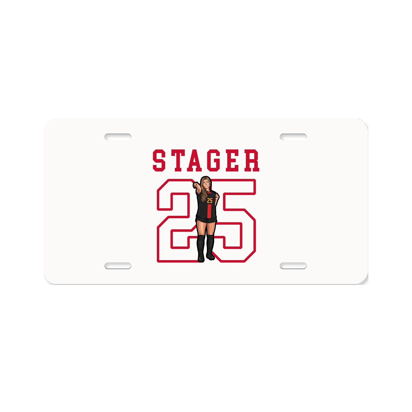 License Plate — Shirsey in Classic