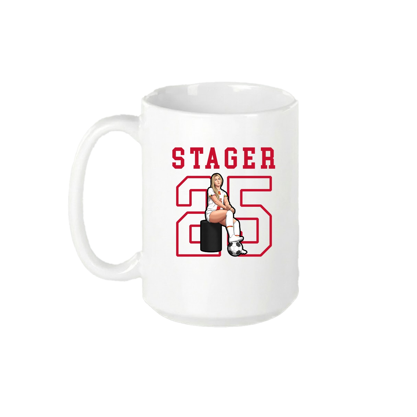 15oz Coffee Mug — Shirsey in White