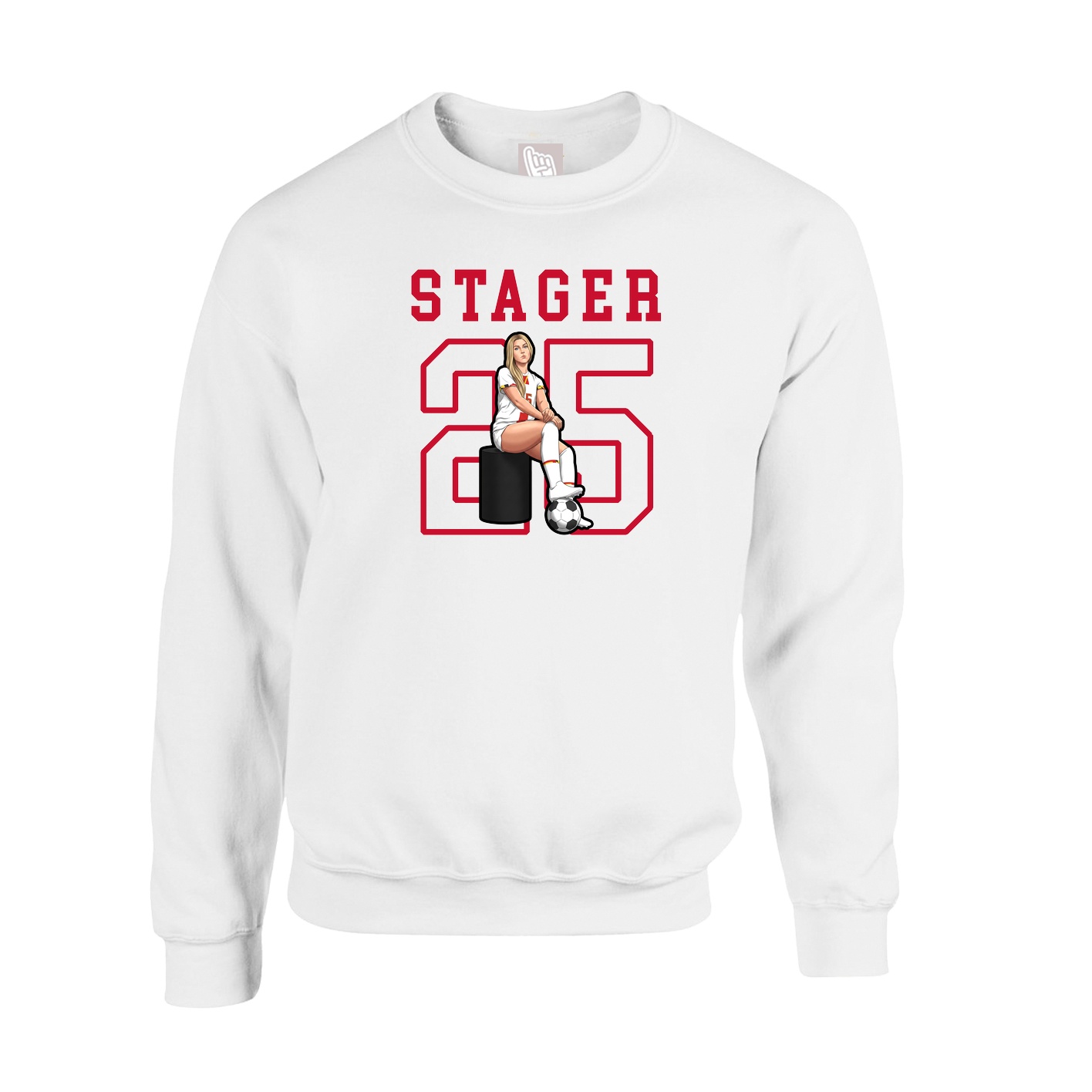 Fleece Crew — Shirsey in White