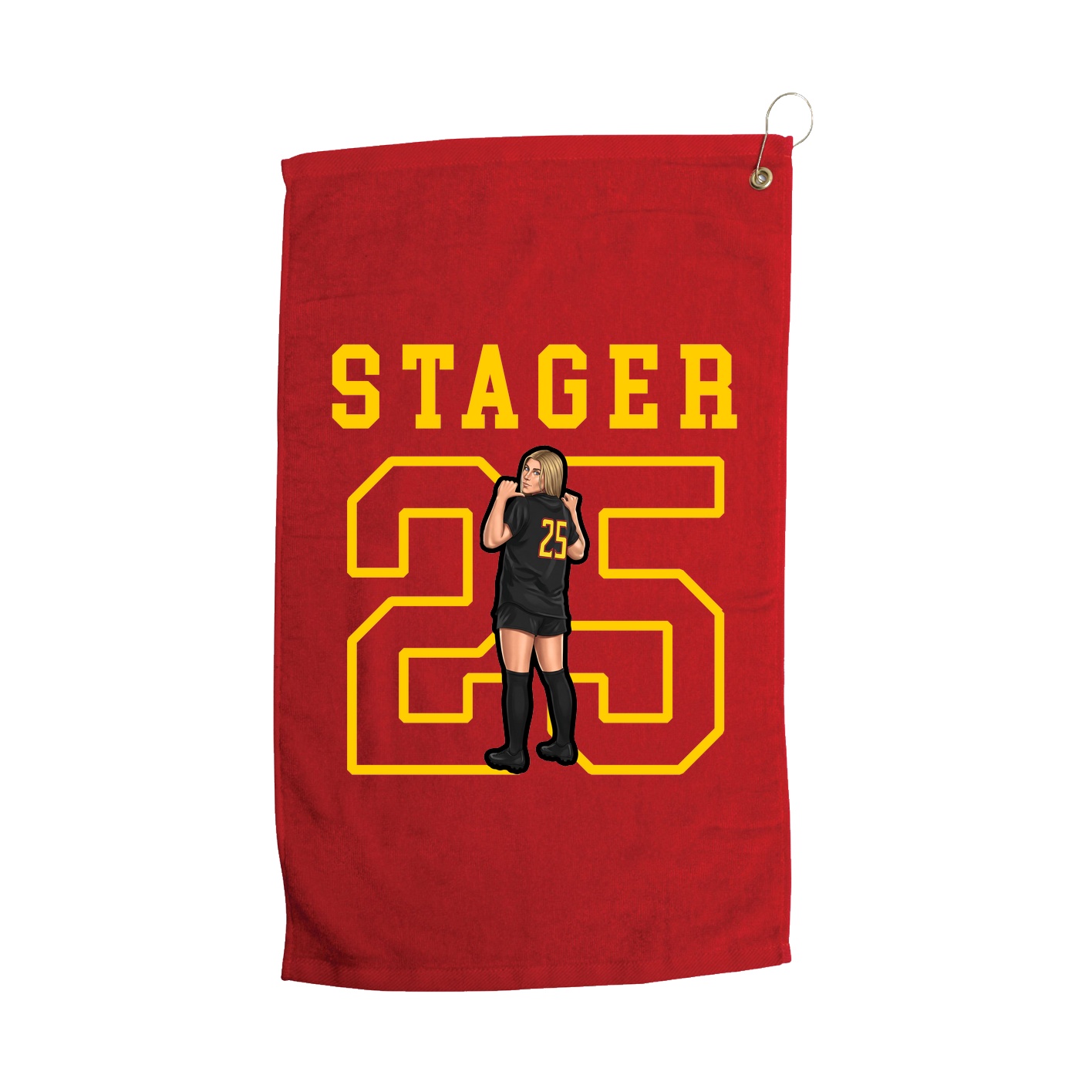 Golf Towel — Shirsey in Red
