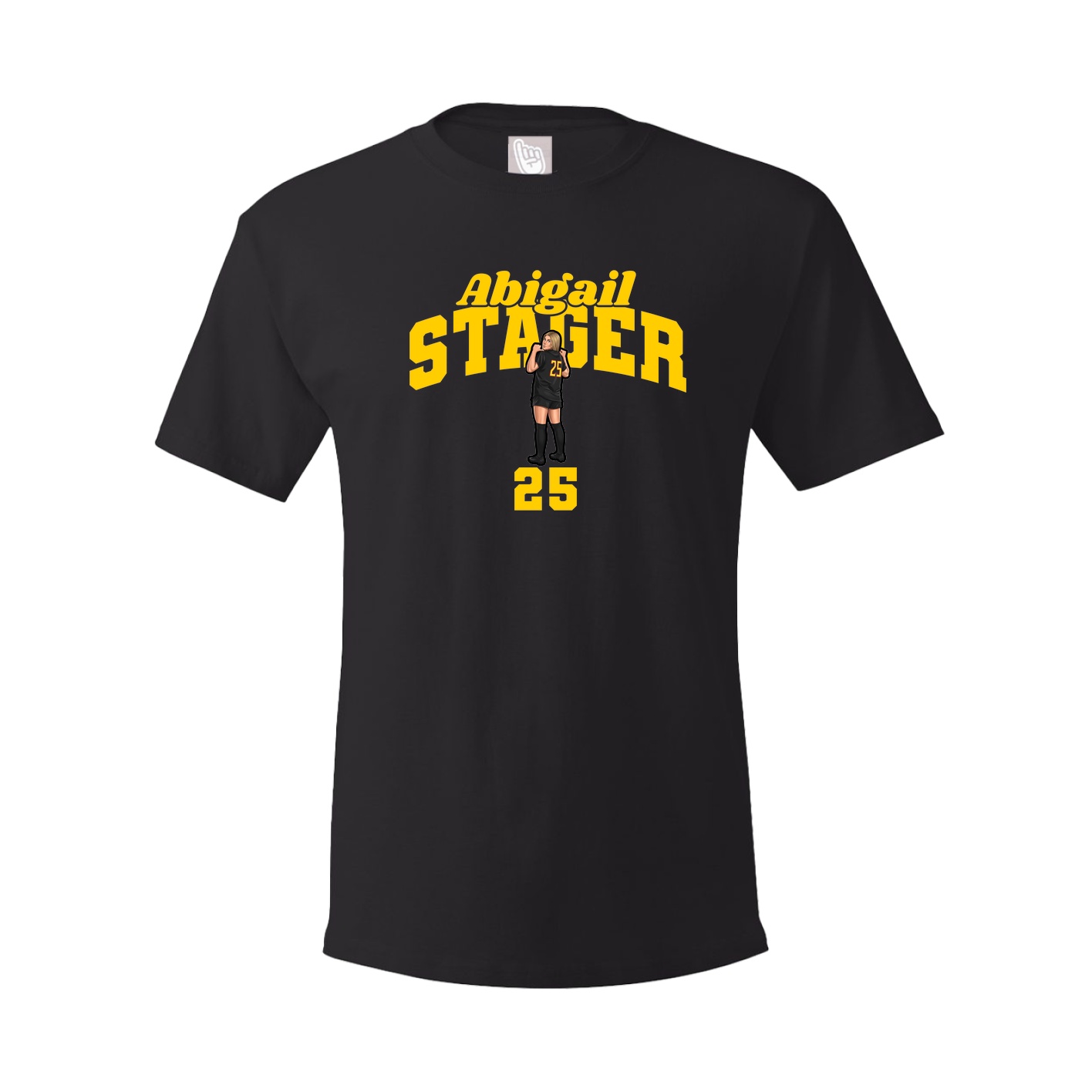 Youth Tee — Signature Arch in Black