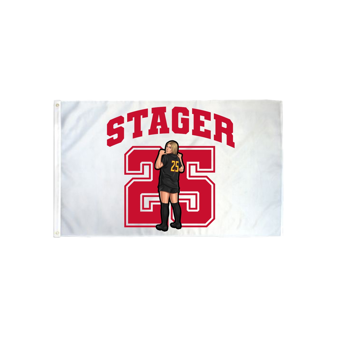 3x5 Flag — Number in Classic