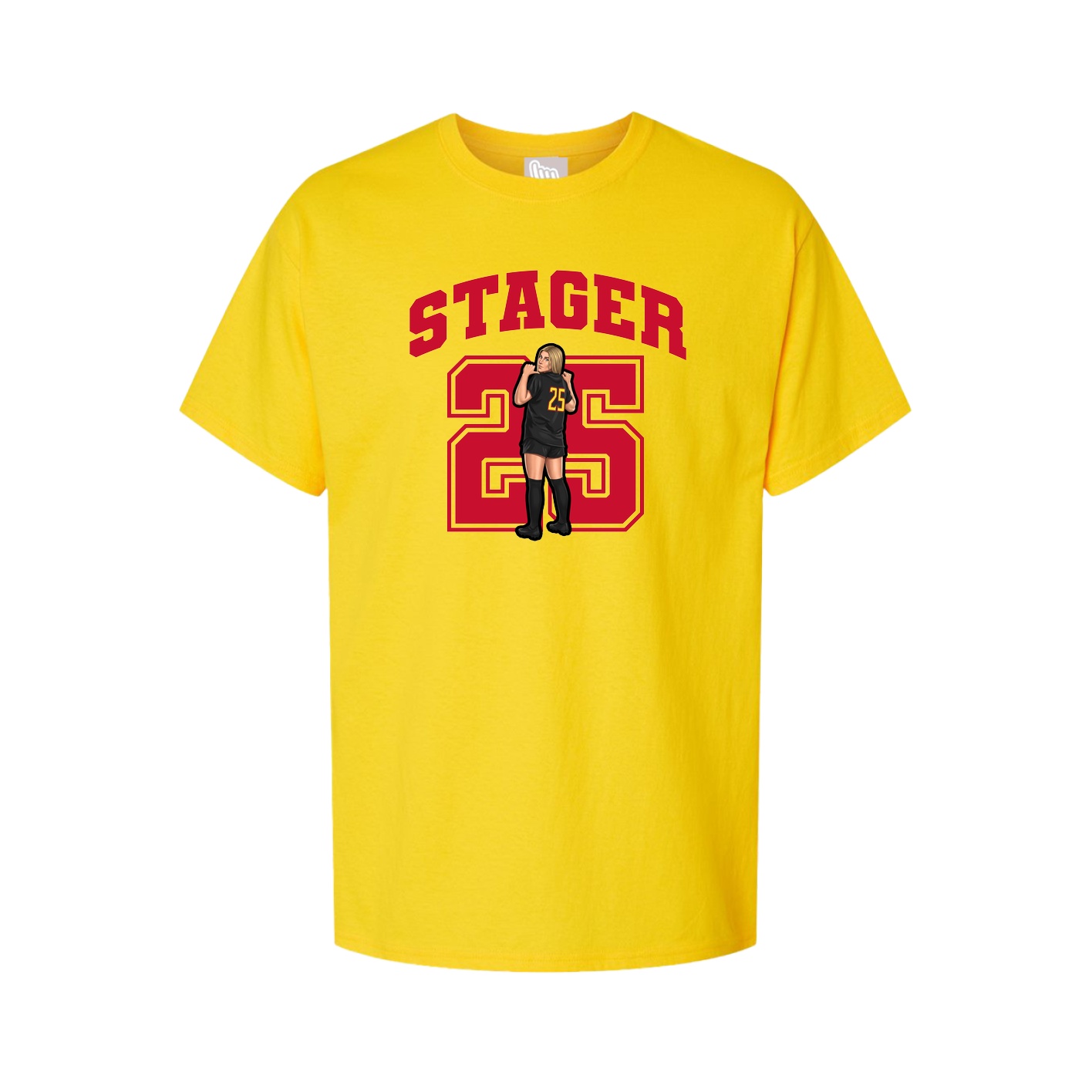 Tee — Number in Gold