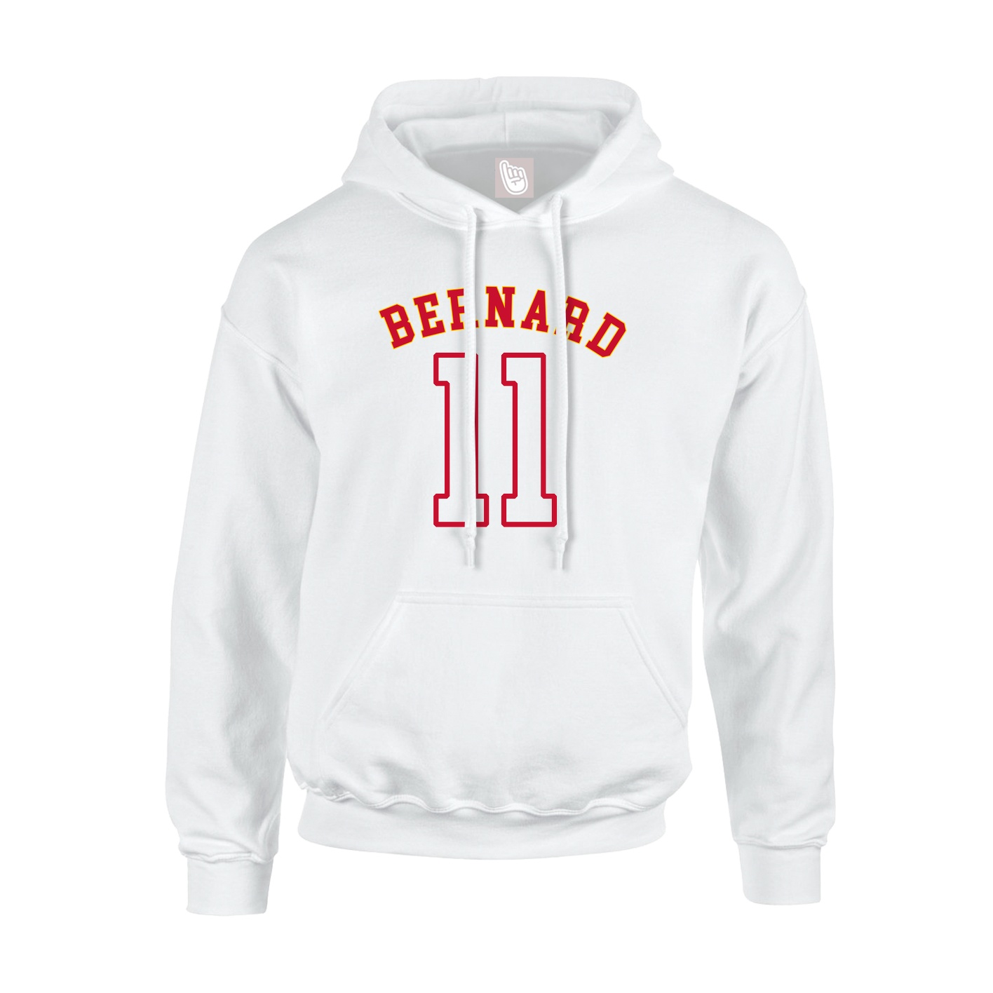 Youth Hoodie — Shirsey Arch in White