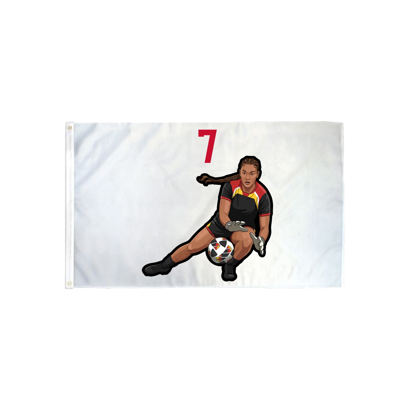 3x5 Flag — Number Top in Classic