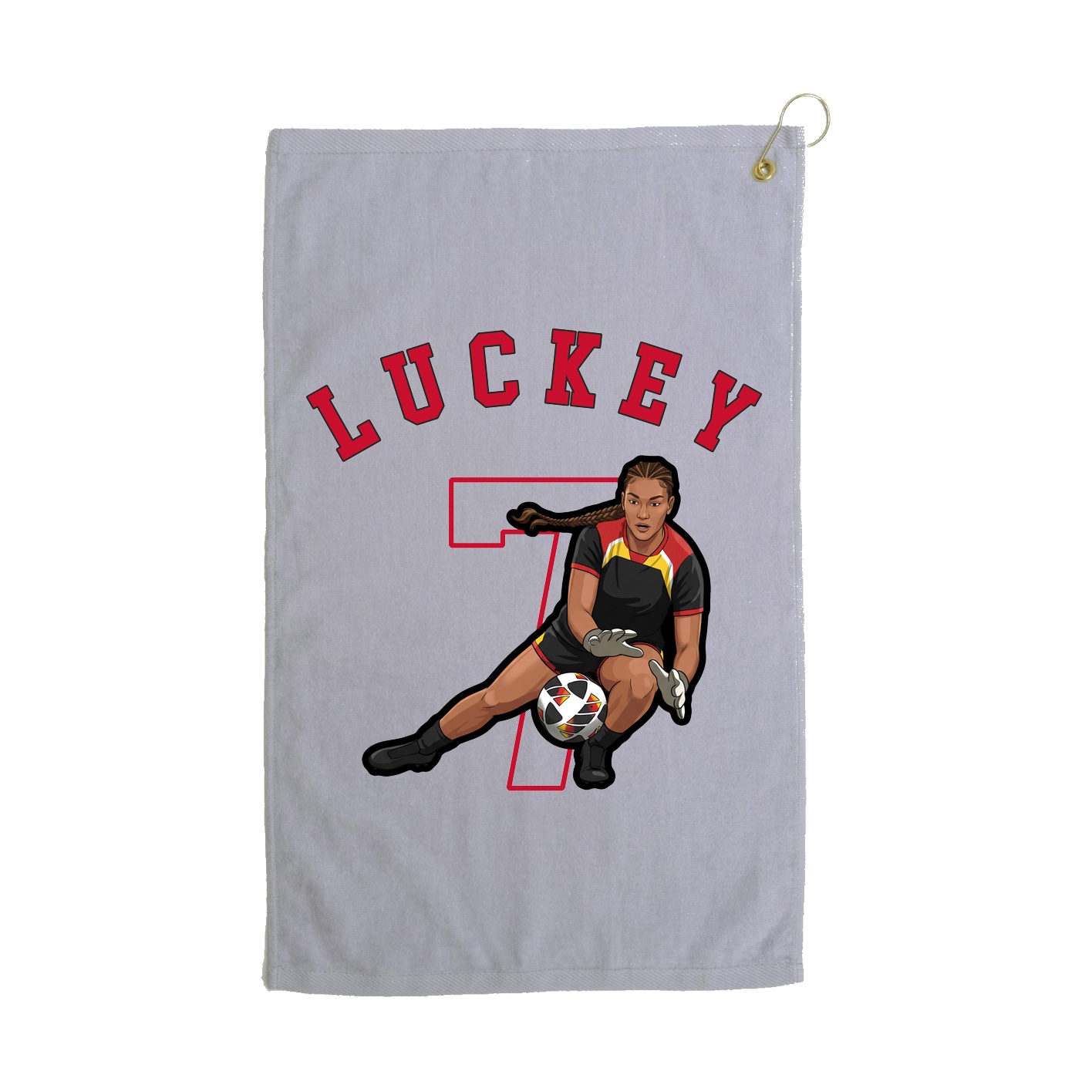 Golf Towel — Shirsey Arch in Grey