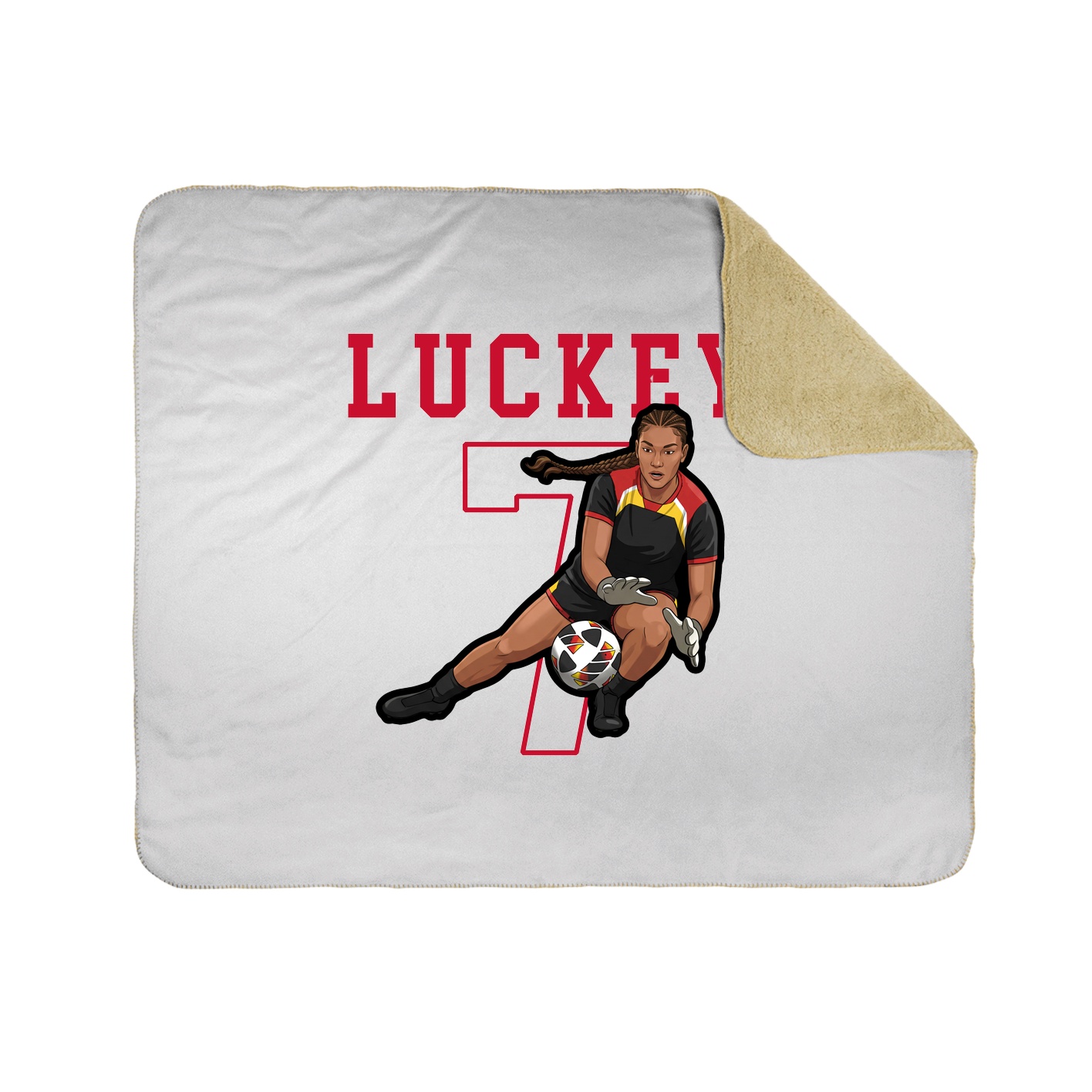50x60 Sherpa Lined Throw Blanket