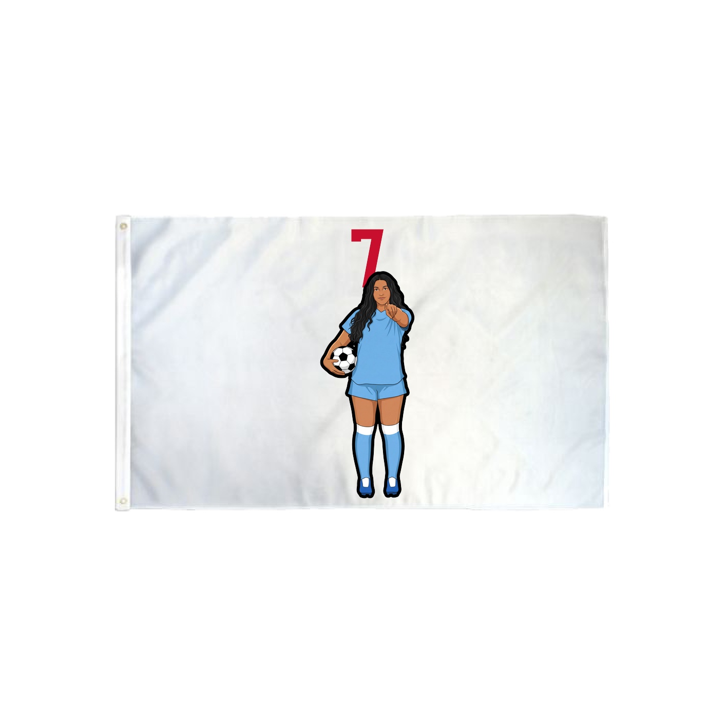 3x5 Flag — Number Top in Classic