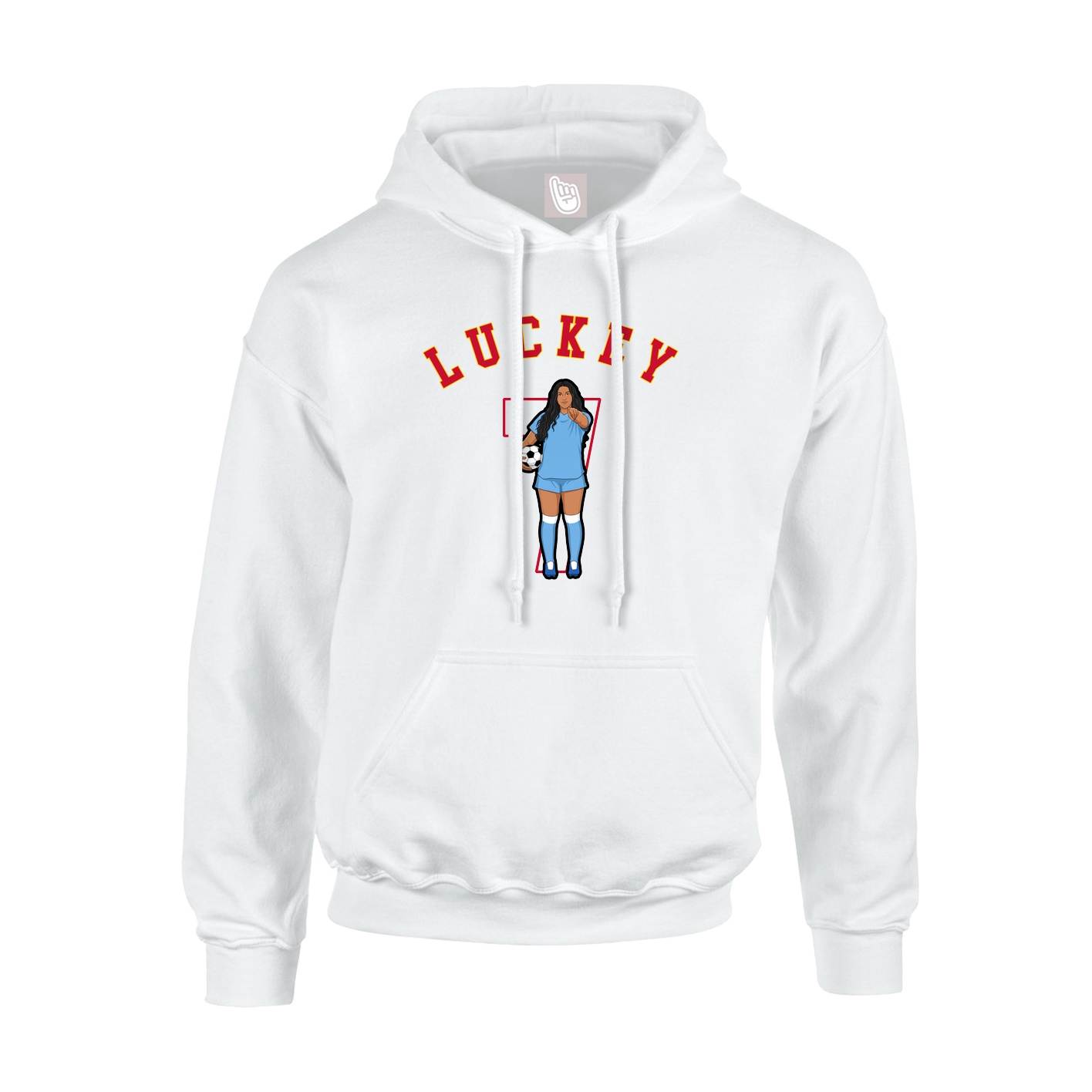 Youth Hoodie — Shirsey Arch in White