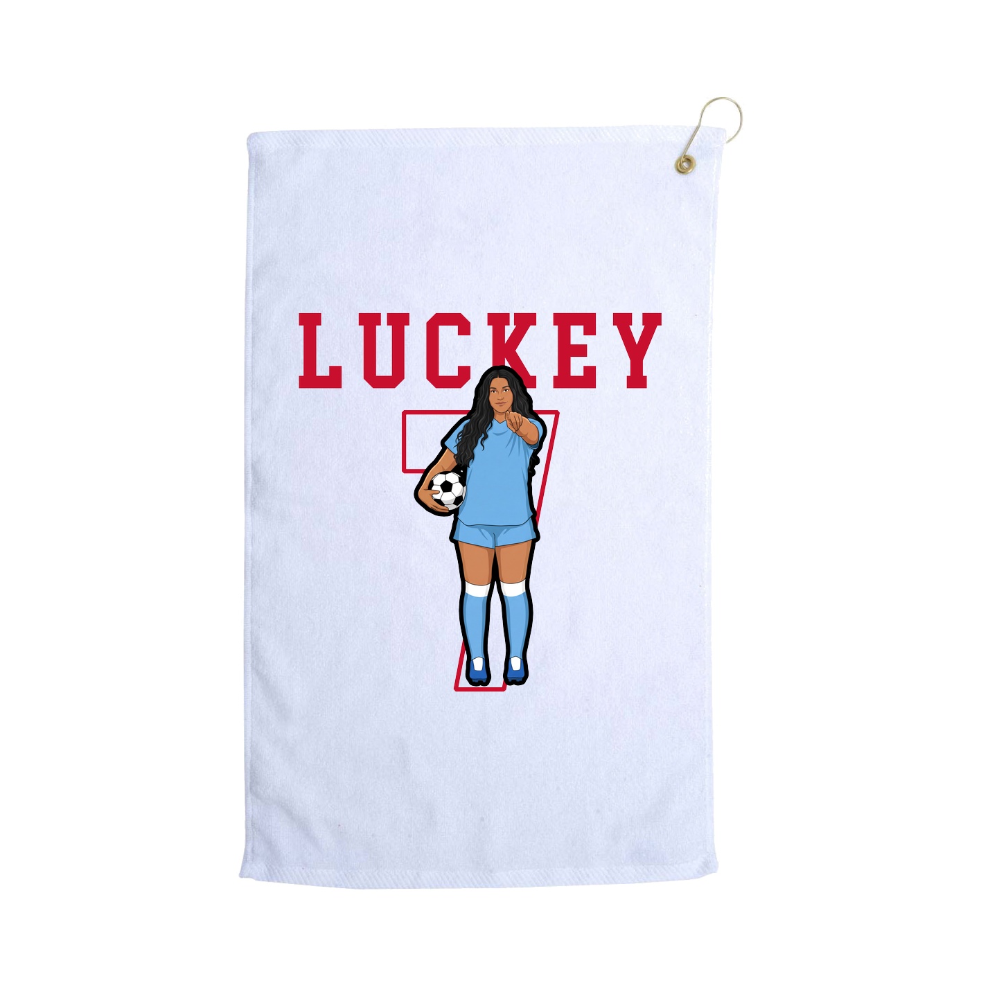 Golf Towel — Shirsey in White