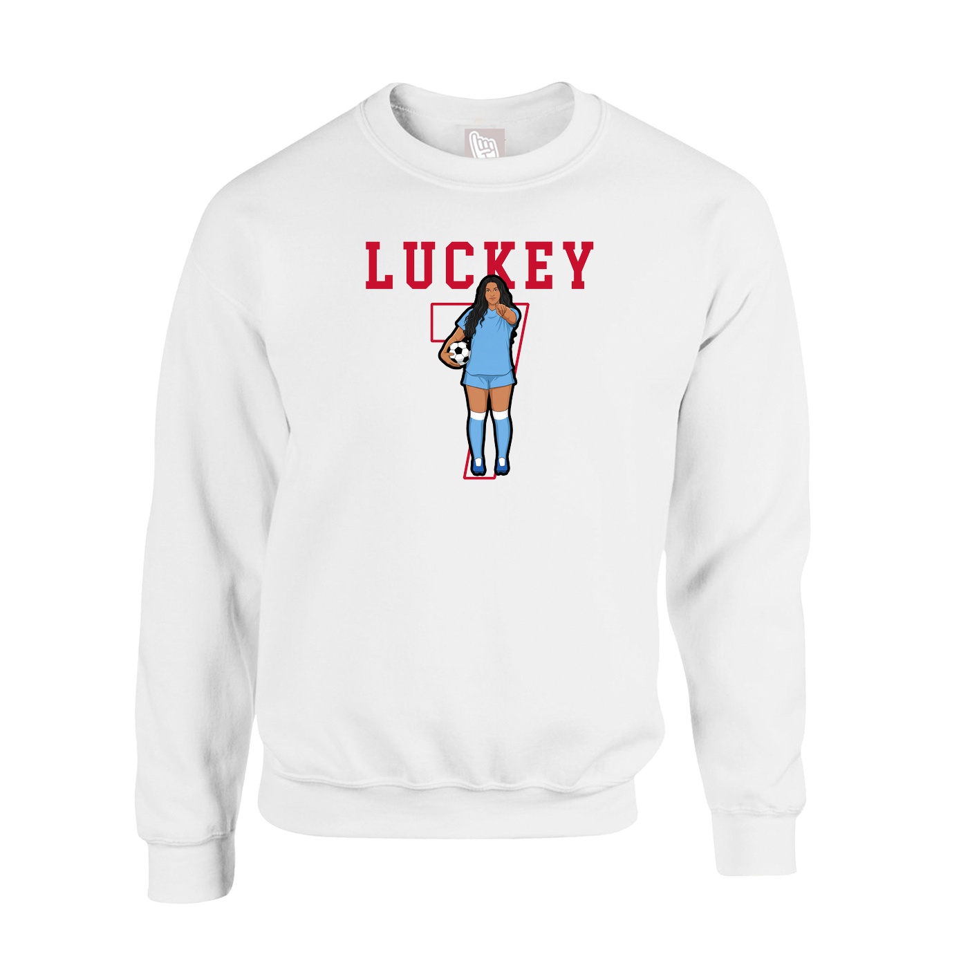 Fleece Crew — Shirsey in White